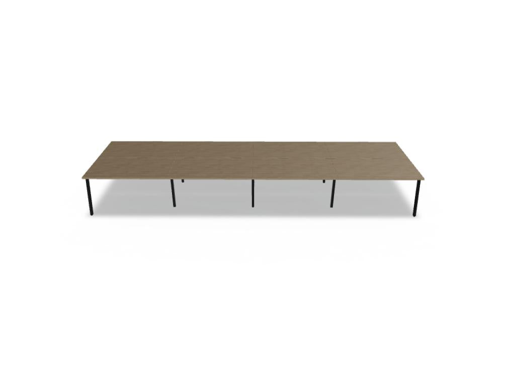 Ogi M Bench BOM33E4 - Doppelschreibtisch in Honigeiche präsentiert im Onlineshop von KAQTU Design AG. Schreibtisch ist von Mdd