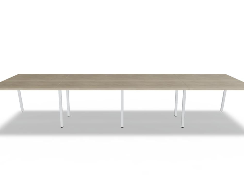 Ogi M Bench BOM50E4 - Doppelschreibtisch in Honigeiche präsentiert im Onlineshop von KAQTU Design AG. Schreibtisch ist von Mdd