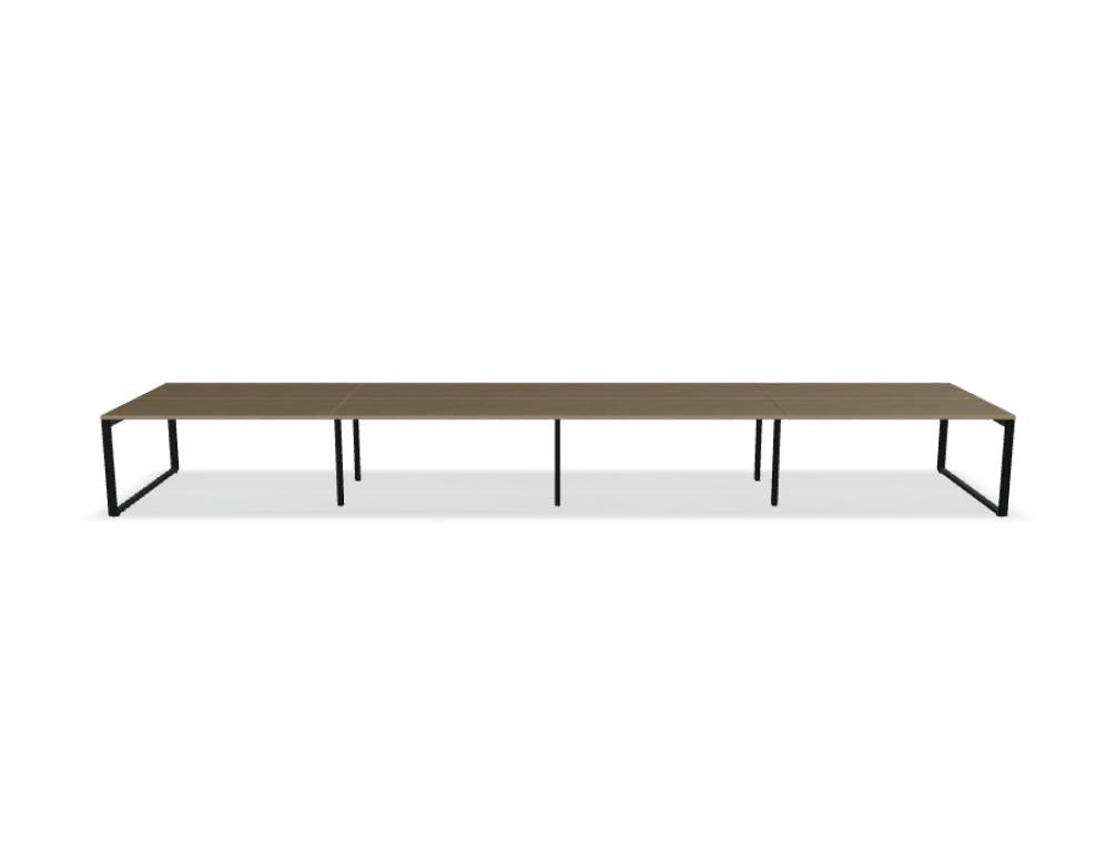 Ogi Q Bench BOQ46E4 - Doppelschreibtisch in Honigeiche präsentiert im Onlineshop von KAQTU Design AG. Schreibtisch ist von Mdd