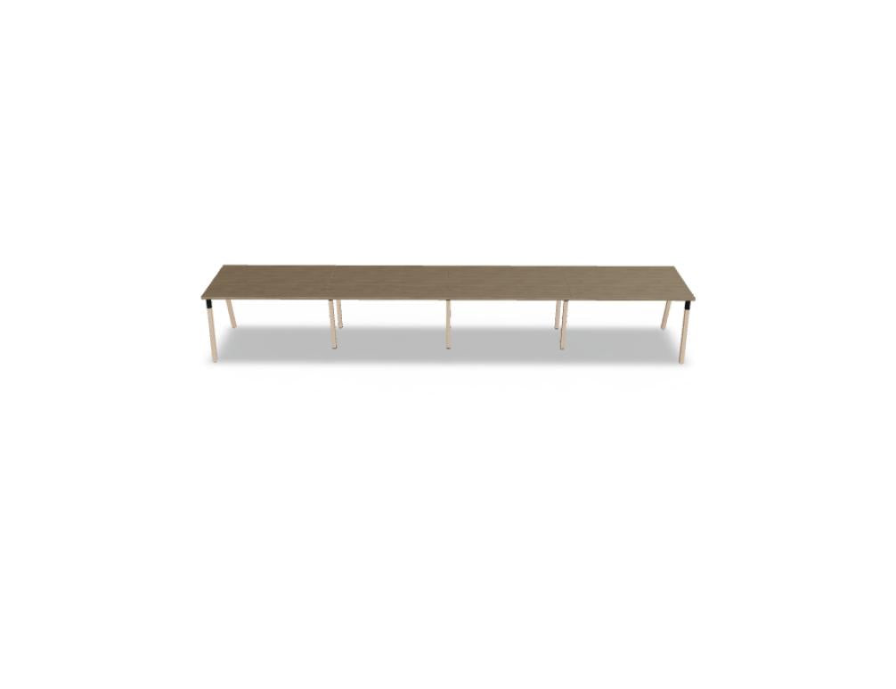 Ogi W BOW02E4 - Schreibtisch in Honigeiche präsentiert im Onlineshop von KAQTU Design AG. Schreibtisch ist von Mdd