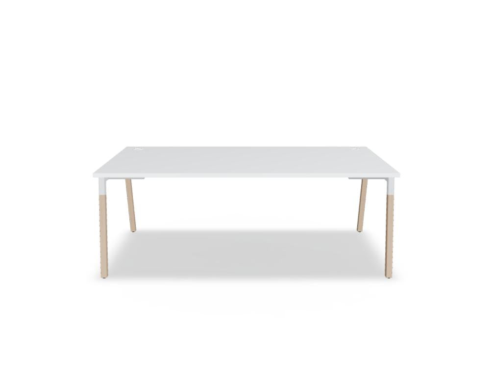 Ogi W BOW07 - Schreibtisch in Honigeiche präsentiert im Onlineshop von KAQTU Design AG. Schreibtisch ist von Mdd