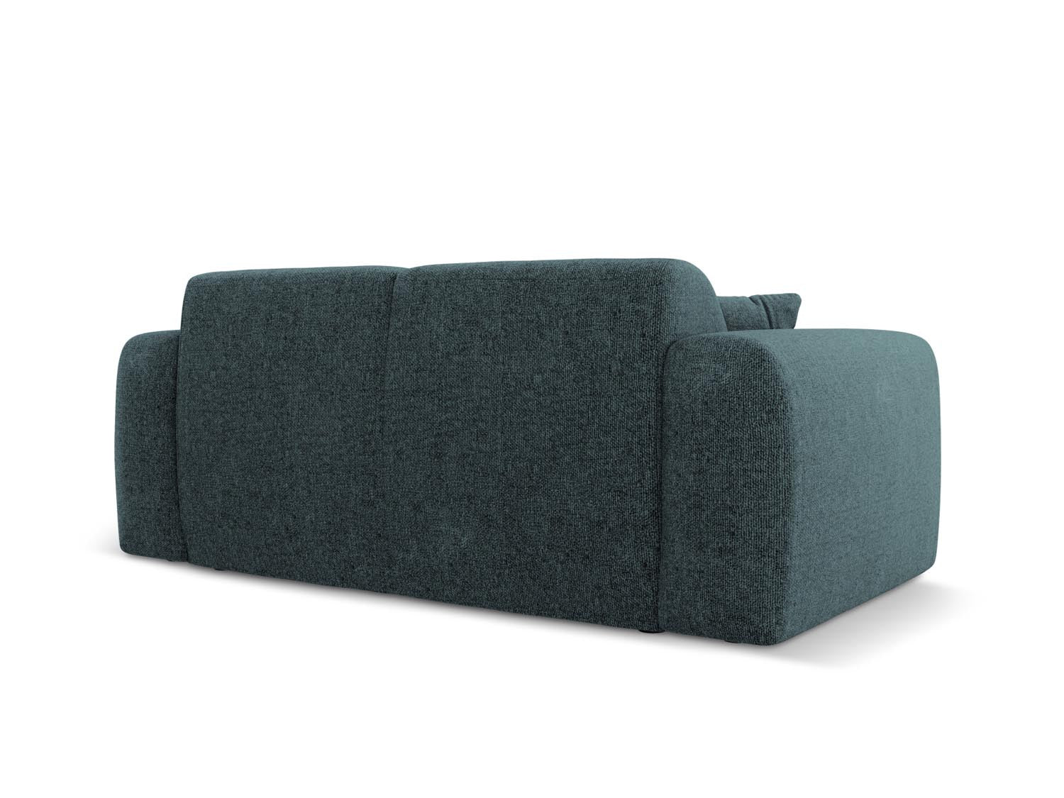 Elegantes 2-Sitzer Sofa Nolio in ansprechendem Petrol-Haga, ideal für zeitgemäße Einrichtungsideen. Hochwertige Qualität von Cosmopolitan Design.