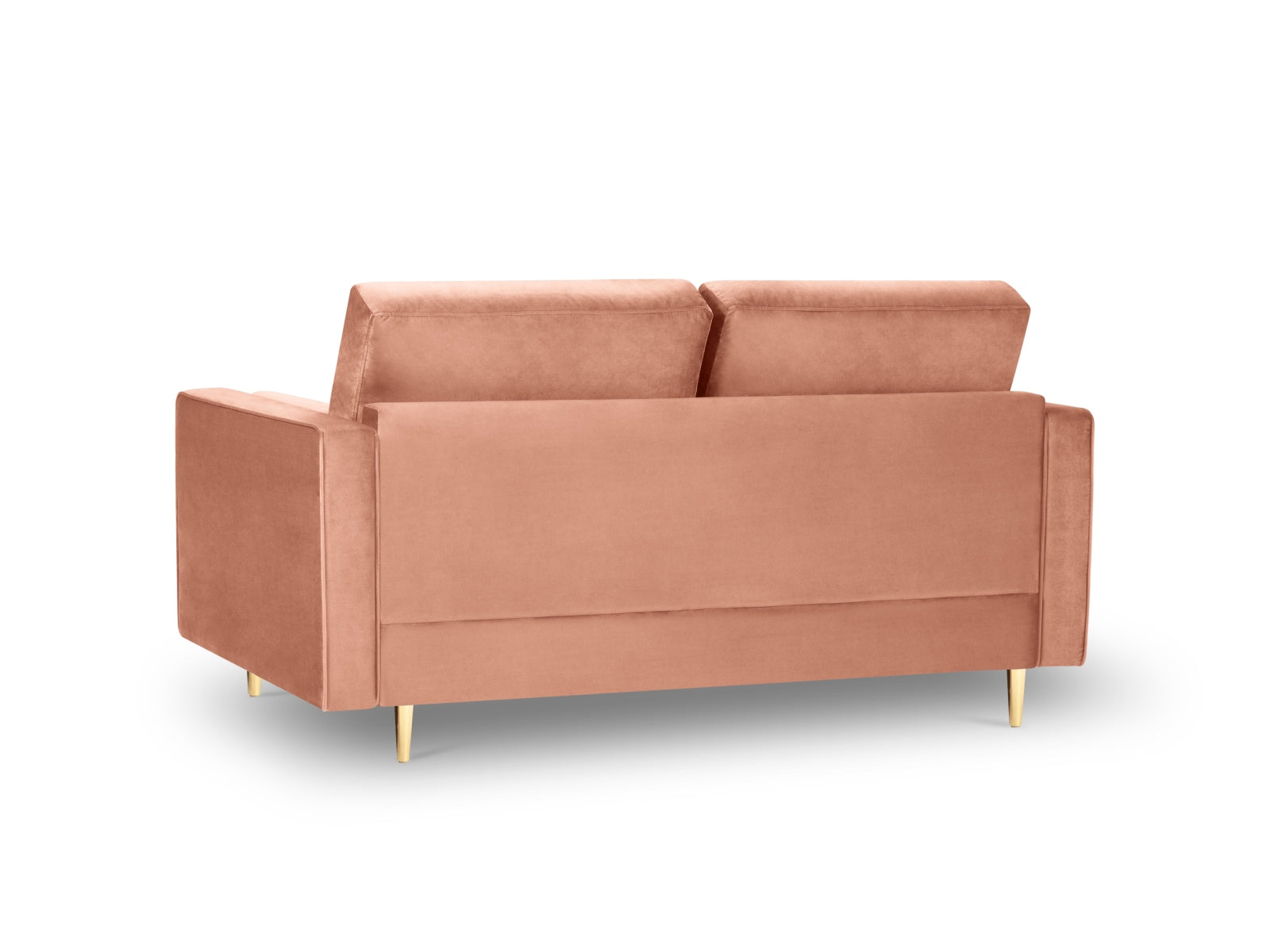 Stylisches 2-Sitzer Sofa Aspen in strahlendem Pink, ideal für moderne Wohnkonzepte und gemütliche Zusammenkünfte.