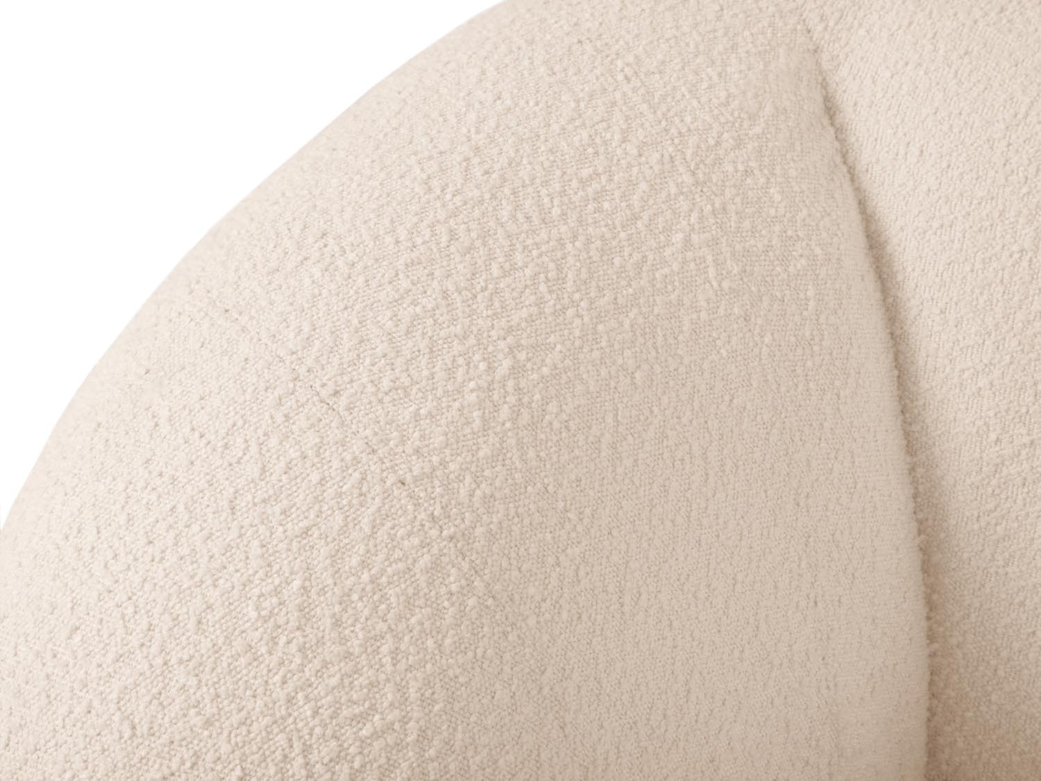 Stilvolles 3-Sitzer Sofa "Essen" aus hochwertigem Boucle, perfekt für zeitgemäße Interiors, designt von Cosmopolitan Design.
