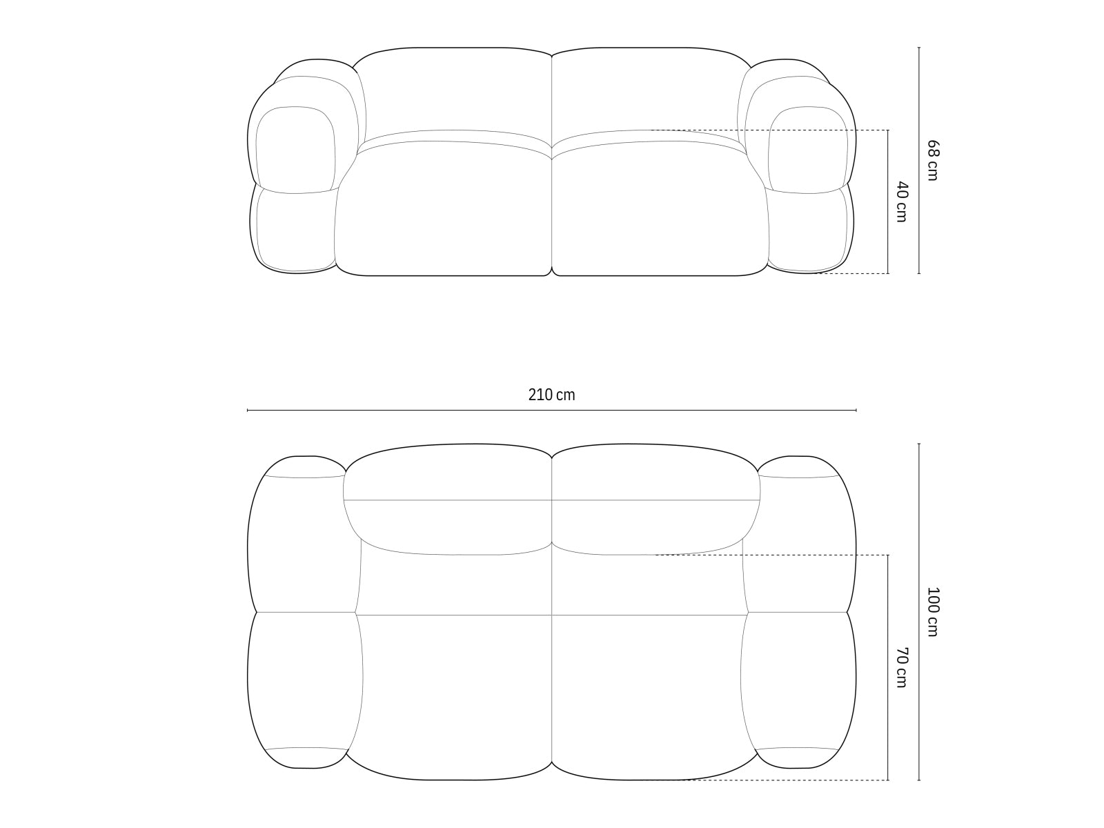Stilvolles 3-Sitzer Sofa Loretto in luxuriösem Petrolvelours, perfekt für moderne Wohnzimmer und gemütliche Stunden.
