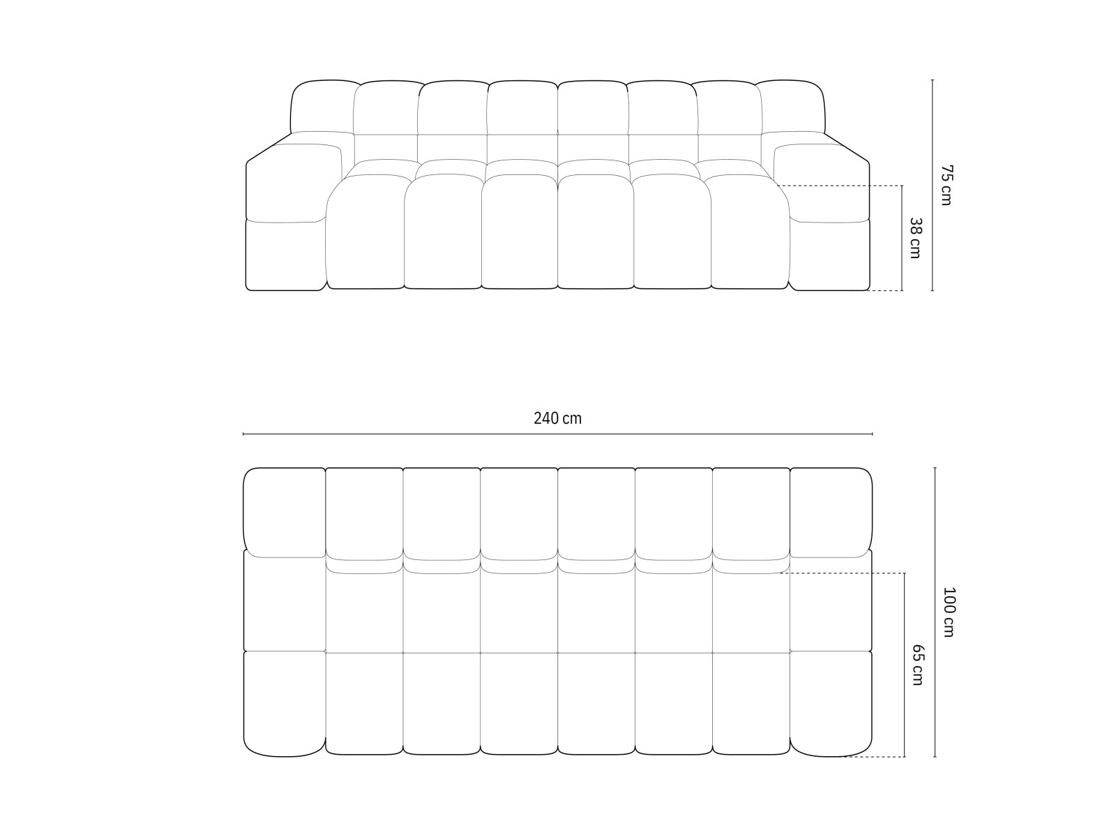 Modernes 3-Sitzer Sofa Hawaii in zartem Pistaziengrün, gefertigt aus hochwertigem Magic Velvet, perfekt für gemütliche und stilvolle Wohnzimmer.