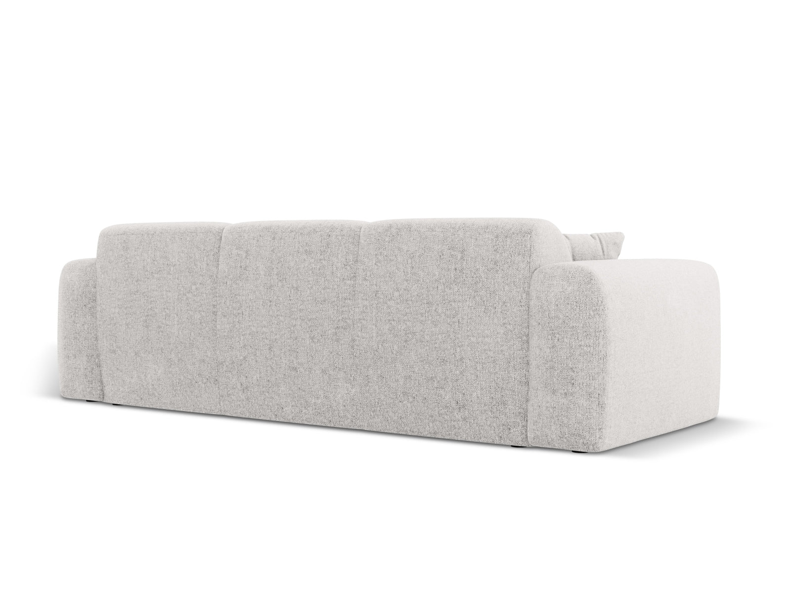 Elegantes 3-Sitzer Sofa Nolio in dezentem Grau, ideal für moderne Wohnräume, entworfen von Cosmopolitan Design.