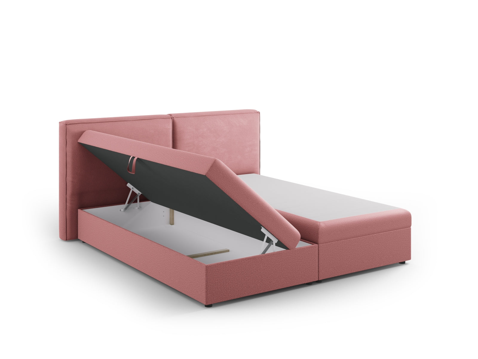 Luxuriöses Arendal Boxspringbett-Set in 140 cm, modernes pinkes Design für höchsten Schlafkomfort und stilvolle Einrichtung von Cosmopolitan Design.