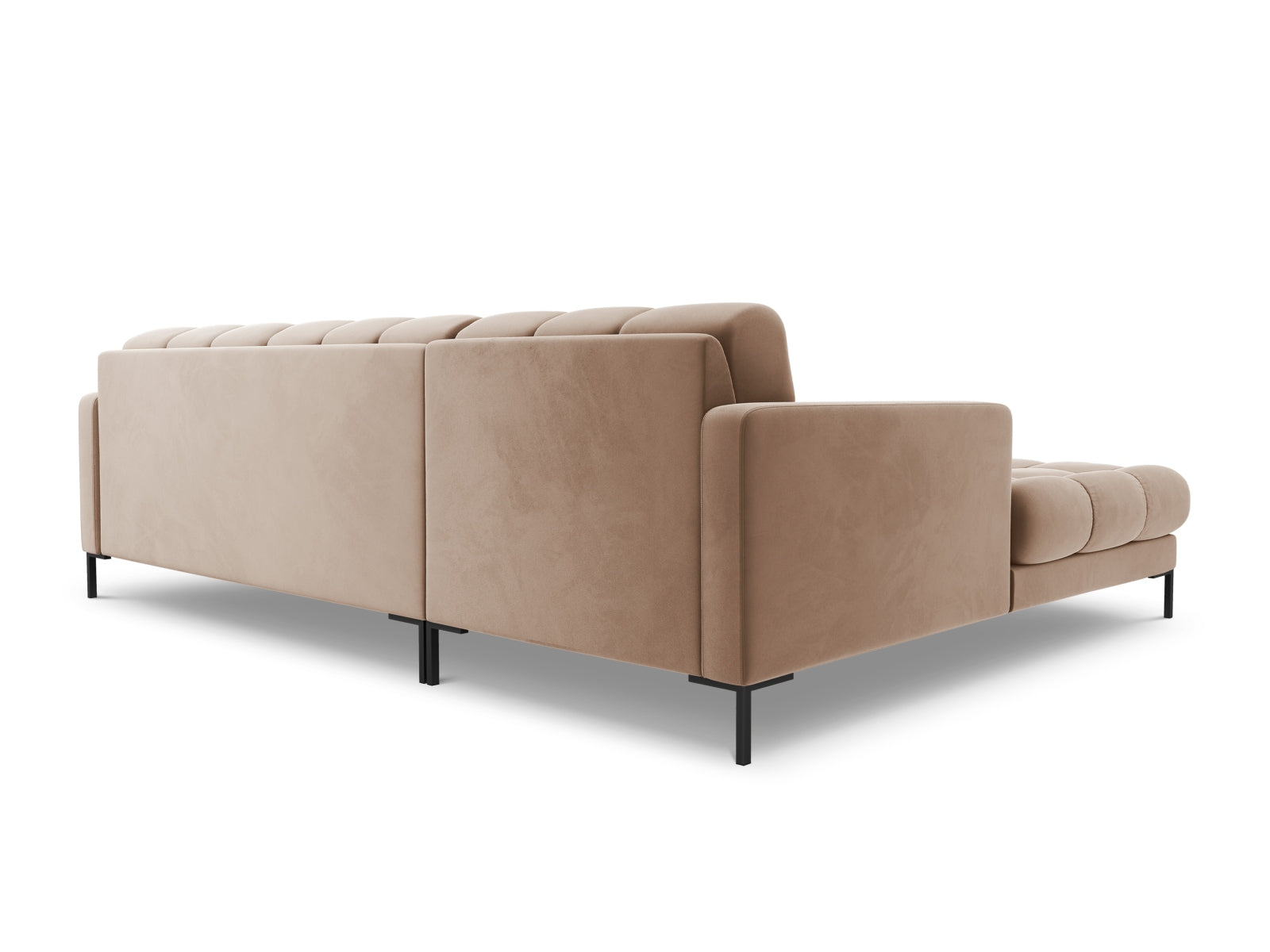 Stylisches 5-Sitzer Ecksofa links Bali in sanften Beige-Tönen, perfekt für entspannte Abende und stilvolle Wohnräume.