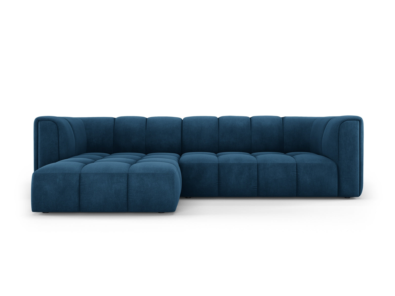 3-Sitzer Ecksofa links modular Moritz in Royal Blue-Rebel präsentiert im Onlineshop von KAQTU Design AG. Ecksofa links ist von Cosmopolitan Design
