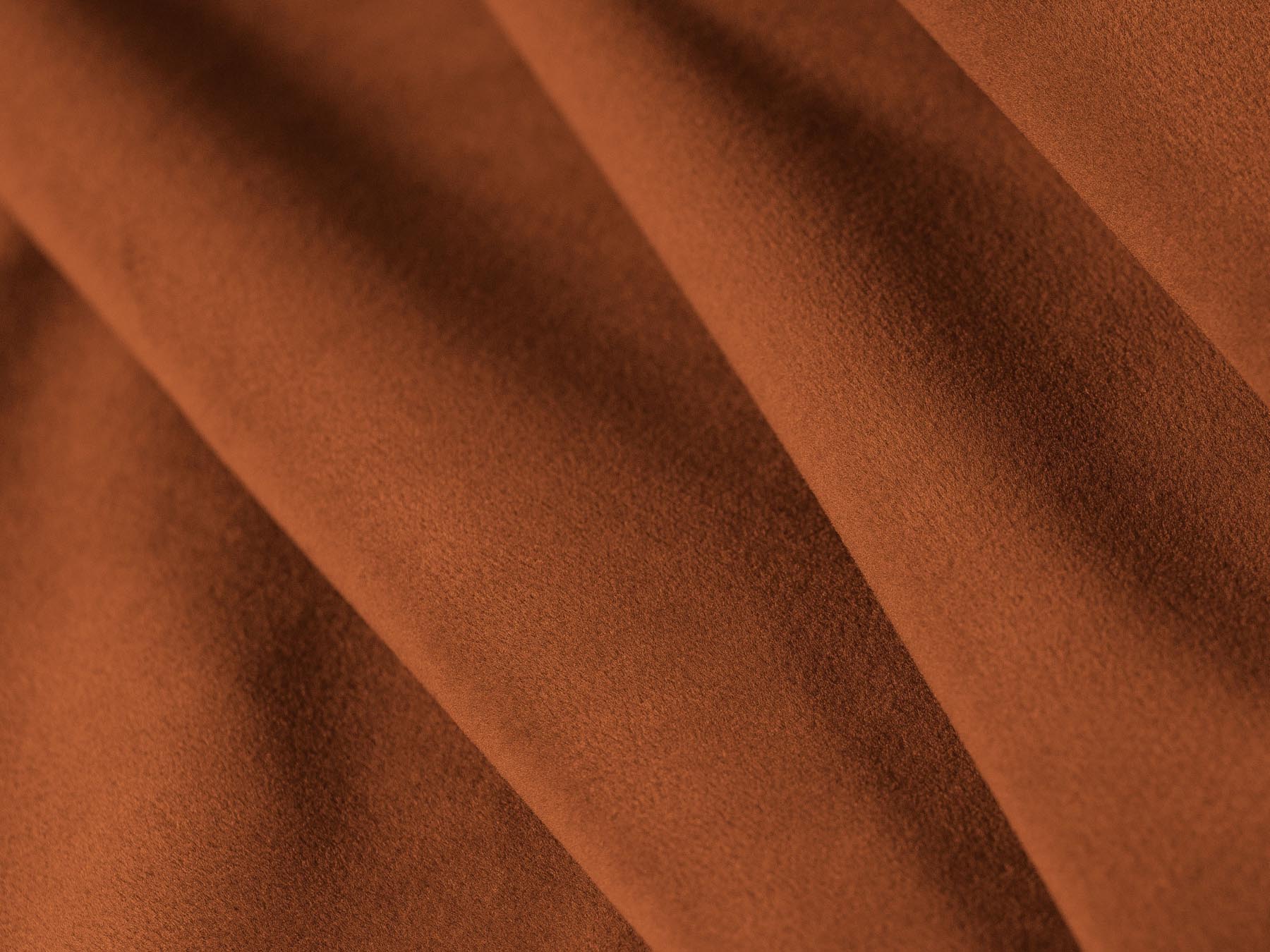 Moderner 1-Sitzer Pouf Gomera in warmem Terracotta, ideal für gemütliche Sitzgelegenheiten und stilvolle Wohnraumgestaltung.