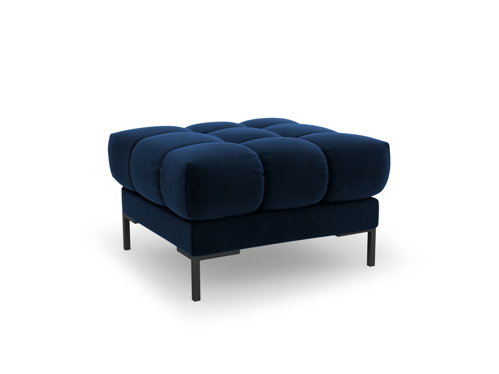 1-Sitzer Pouf Bali in Royal Blue-Bluvel präsentiert im Onlineshop von KAQTU Design AG. Pouf ist von Cosmopolitan Design