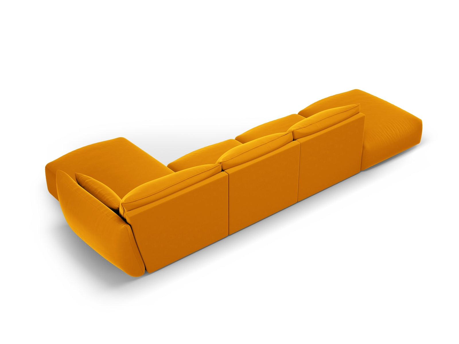 Elegantes 5-Sitzer Ecksofa rechts Matera von Cosmopolitan Design, ideal für entspannte Abende und modernes Wohndesign.