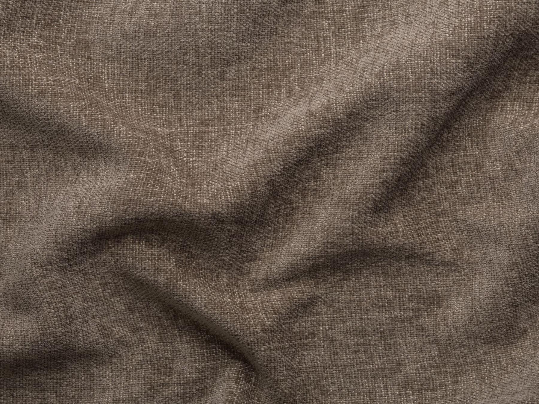 Modernes 3-Sitzer Ecksofa Aveiro in stilvollem Cappuccino-Liberty, perfekt für gesellige Abende und gemütliche Entspannung.