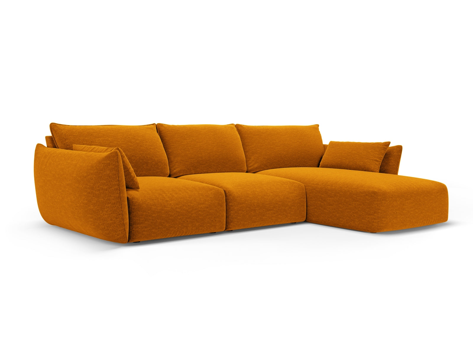 Stylisches 5-Sitzer Ecksofa rechts Matera von Cosmopolitan Design, perfekt für gemütliche Abende und zeitgemäße Einrichtung.