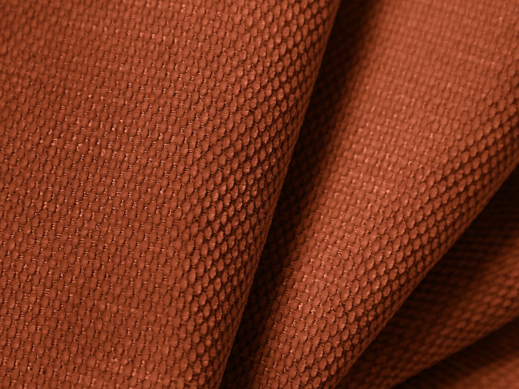Stylische 5-Sitzer Panoramabank Moritz in leuchtendem Orange, ideal für gemütliche Zusammenkünfte und stilvolle Wohnräume.