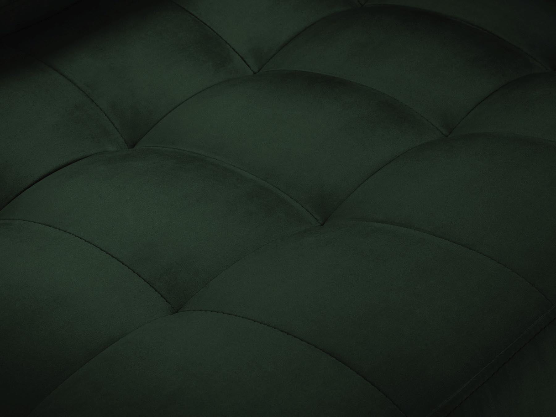 Geräumiges 6-Sitzer Panoramic Sofa Aspen in tiefem Flaschengrün, perfekt für gesellige Abende und modernes Wohndesign.