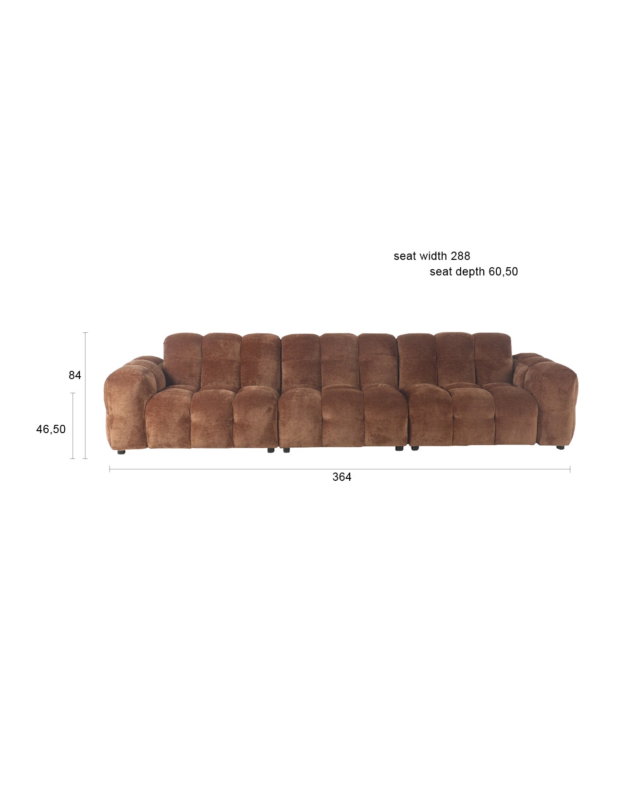 Entdecken Sie das stilvolle Dutchbone Hackman 4,5-Sitzer Sofa, das mit luxuriösem Velours und flexiblem Design überzeugt. Ideal für jedes Wohnzimmer!