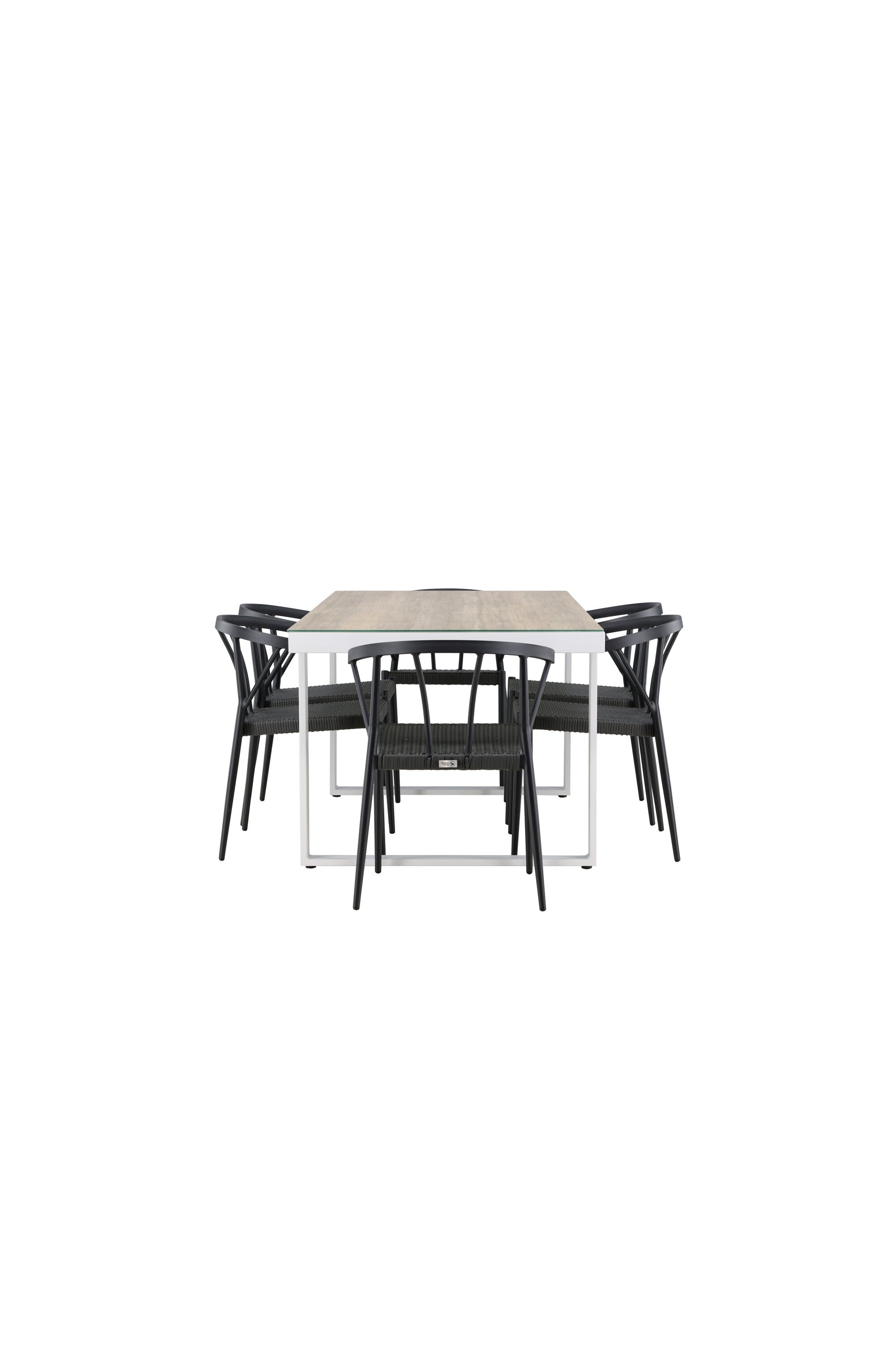 Entdecken Sie das Merlo Gartentisch Set + Stina von Venture Home: modernes Design, hochwertige Materialien und optimalen Komfort für unvergessliche Momente im Freien.