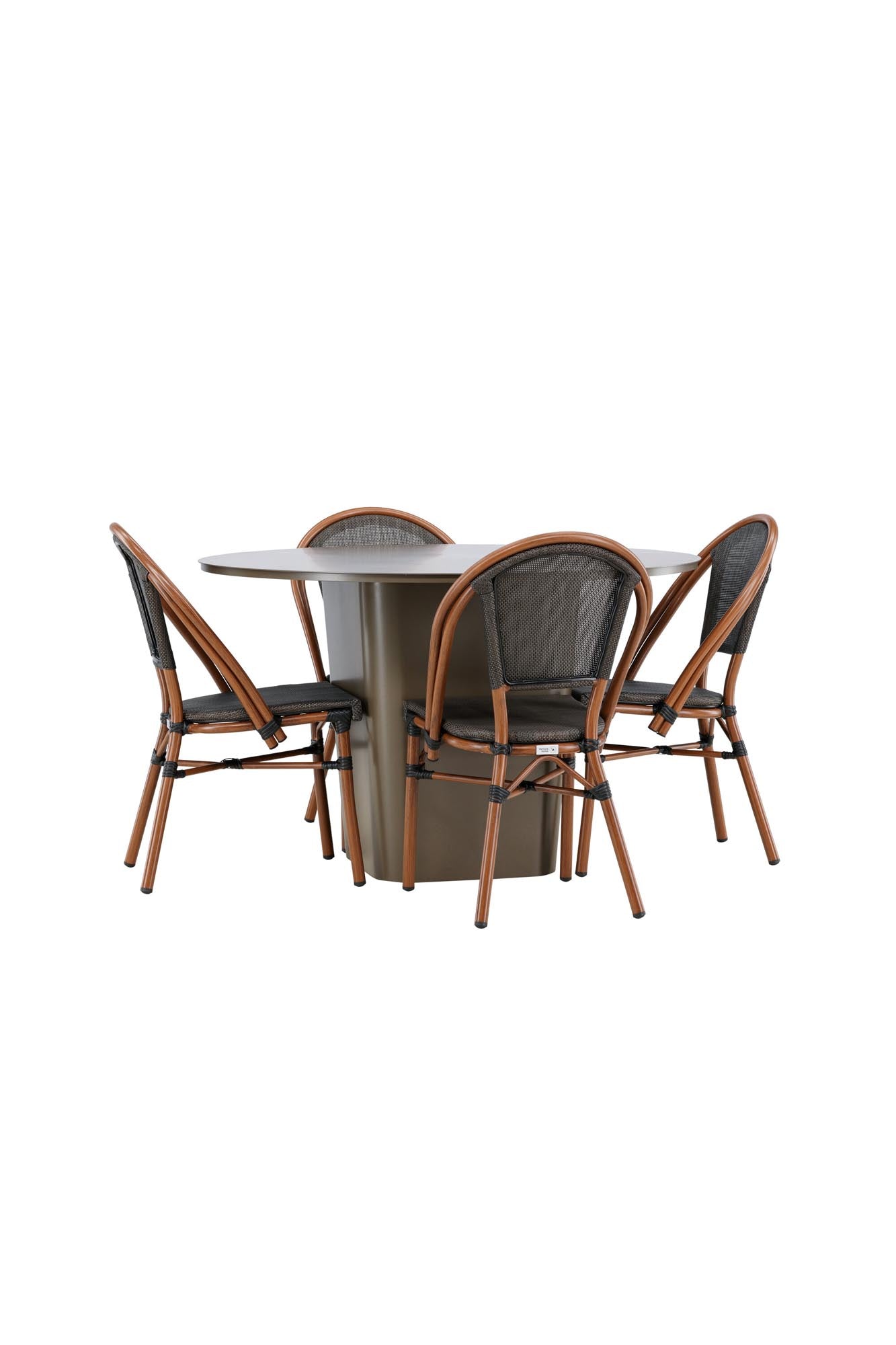 Stilvolles Santa Fe Gartentisch Set Guarda von Venture Home, perfekt für zeitgemässe Aussenbereiche, robust und elegant designt.