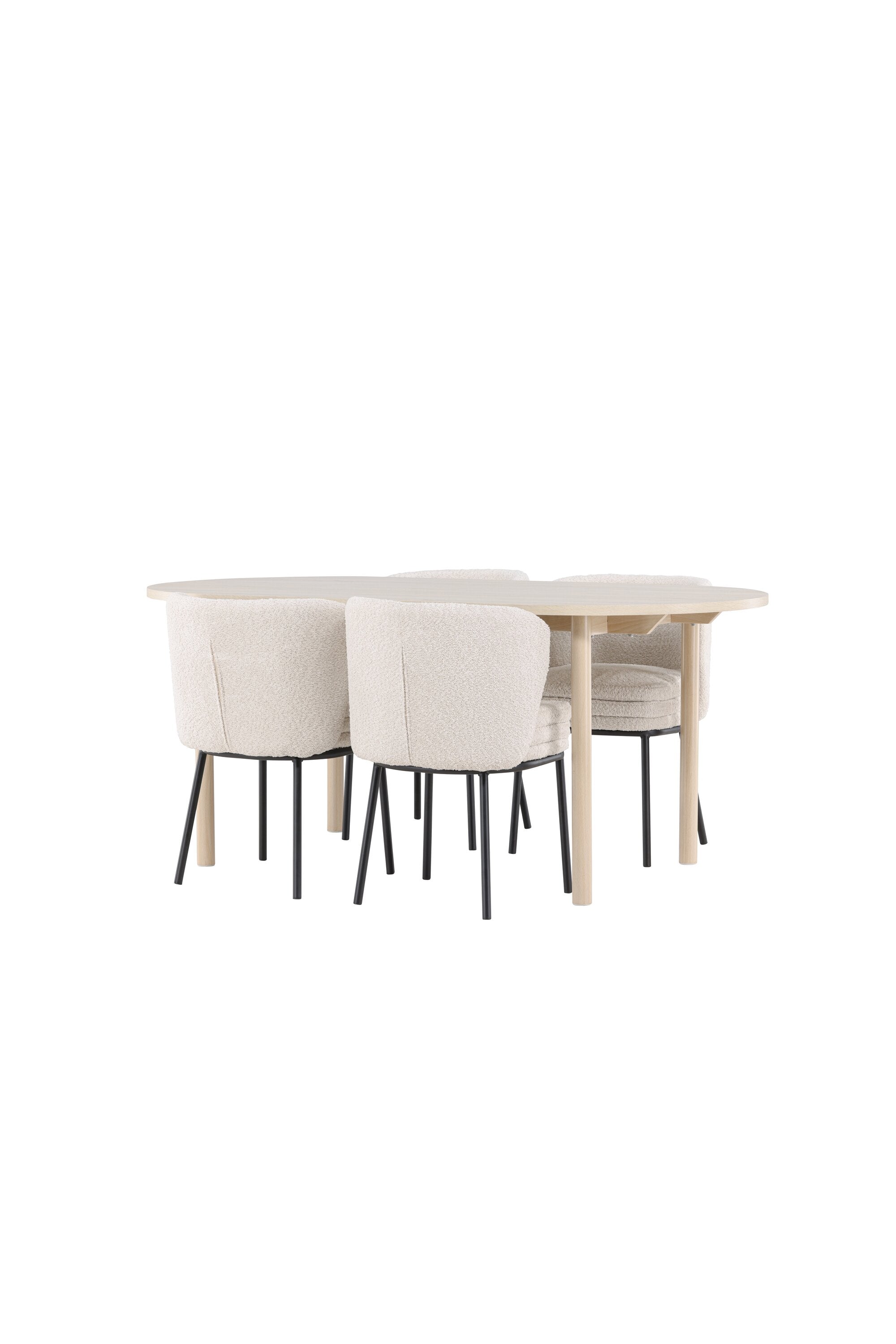 Elegantes Esstischset bestehend aus dem Andy Esstisch und dem Agnes Esszimmerstuhl, ideal für stilvolle Essbereiche.