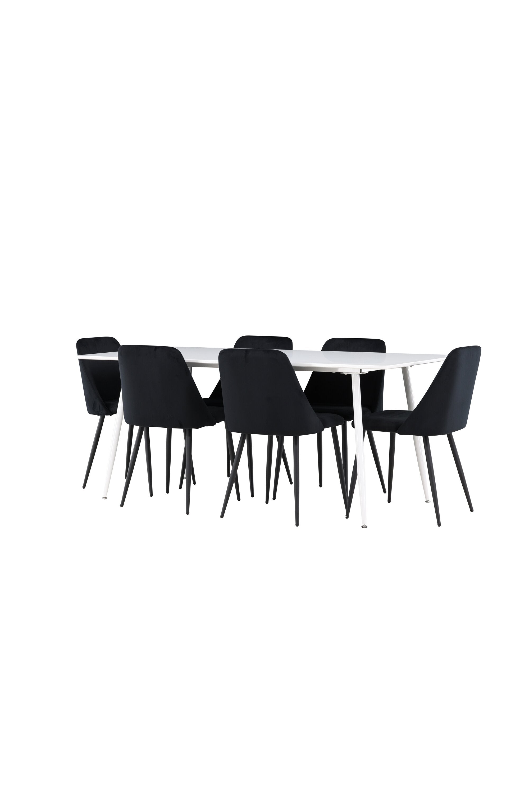 Elegantes Esstischset bestehend aus dem Silar Esstisch und dem stilvollen Night Esszimmerstuhl von Venture Home, ideal für moderne Esszimmer.