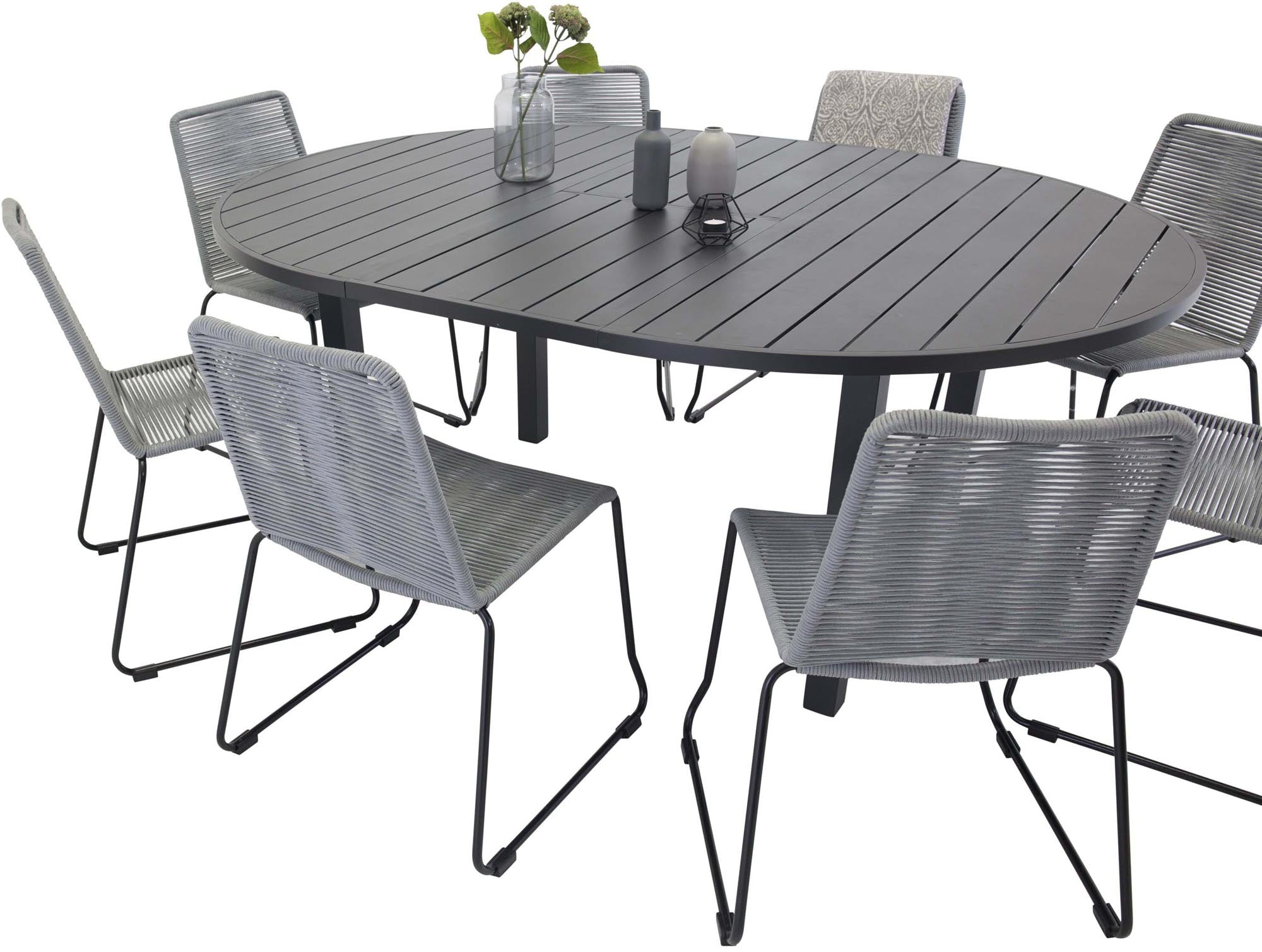 Elegantes Marbella Tischset für stilvolle Outdoor-Dinner von Venture Home.