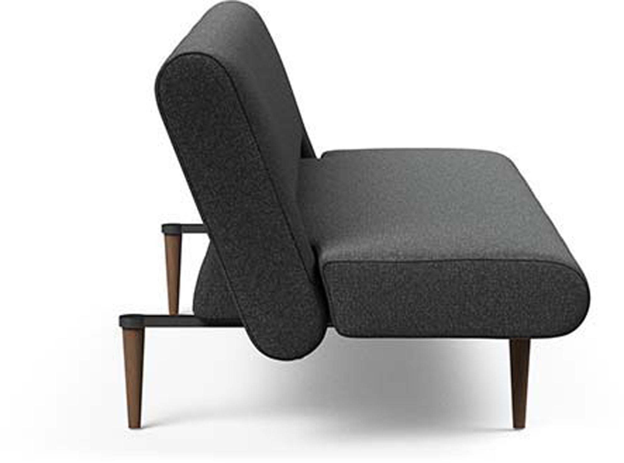 Stylisches Unfurl Sofabett 120 von Innovation Living, ideal für kleine Räume, bietet Komfort und Funktionalität in einem ansprechenden Design.