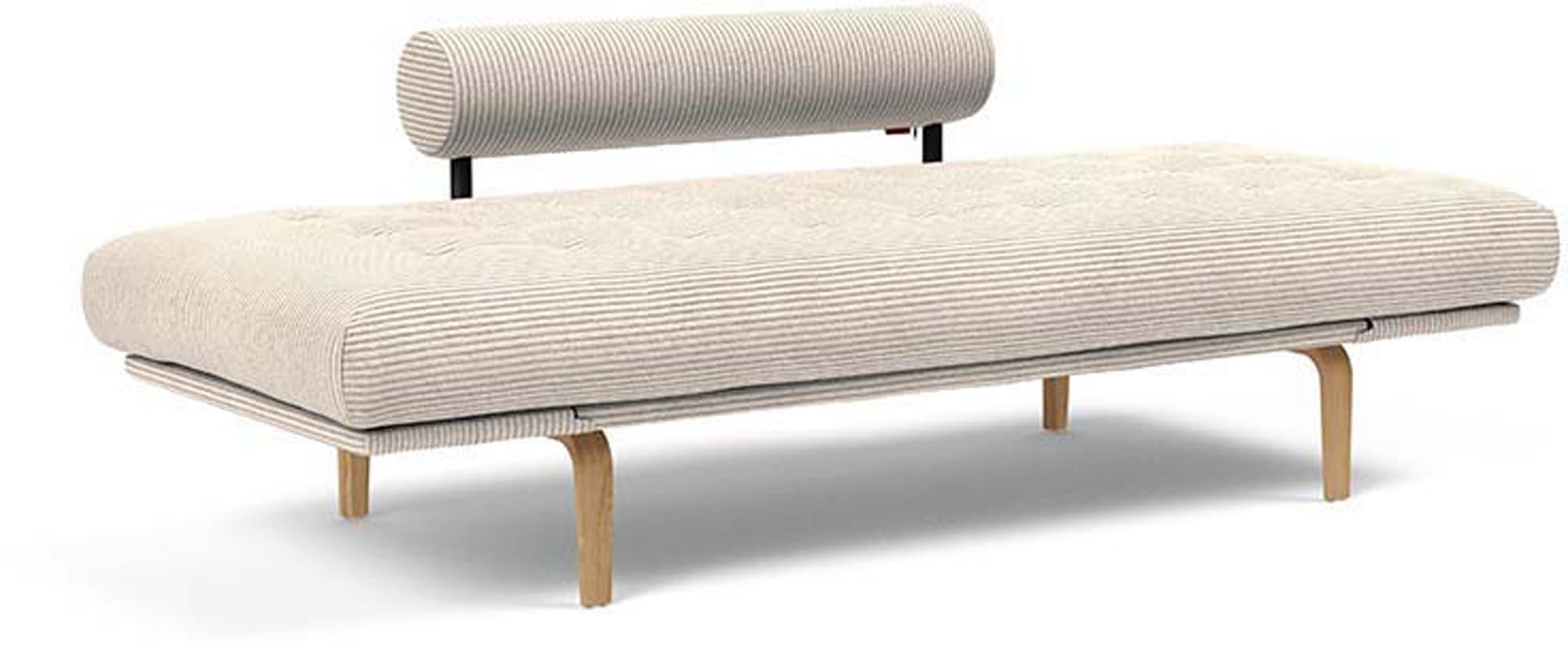 Modernes Rollo Bow Klappsofa 80 Classic von Innovation Living – ideal für kleine Räume, bietet Komfort und vielseitige Nutzungsmöglichkeiten.