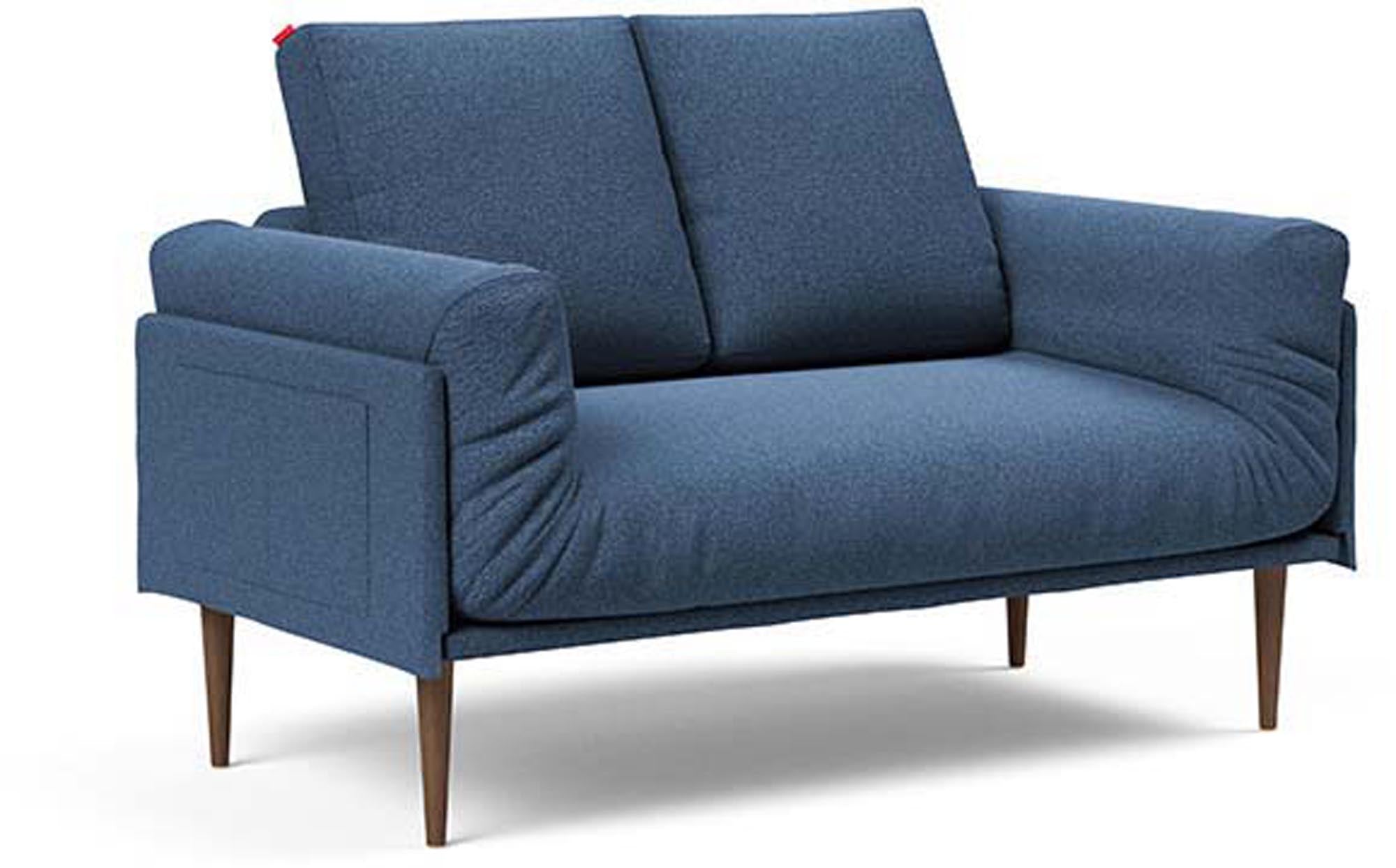 Stylisches Rollo Styletto Klappsofa 80 von Innovation Living, ideal für kleine Räume, ausgestattet mit schützendem Cover Classic für mehr Gemütlichkeit.