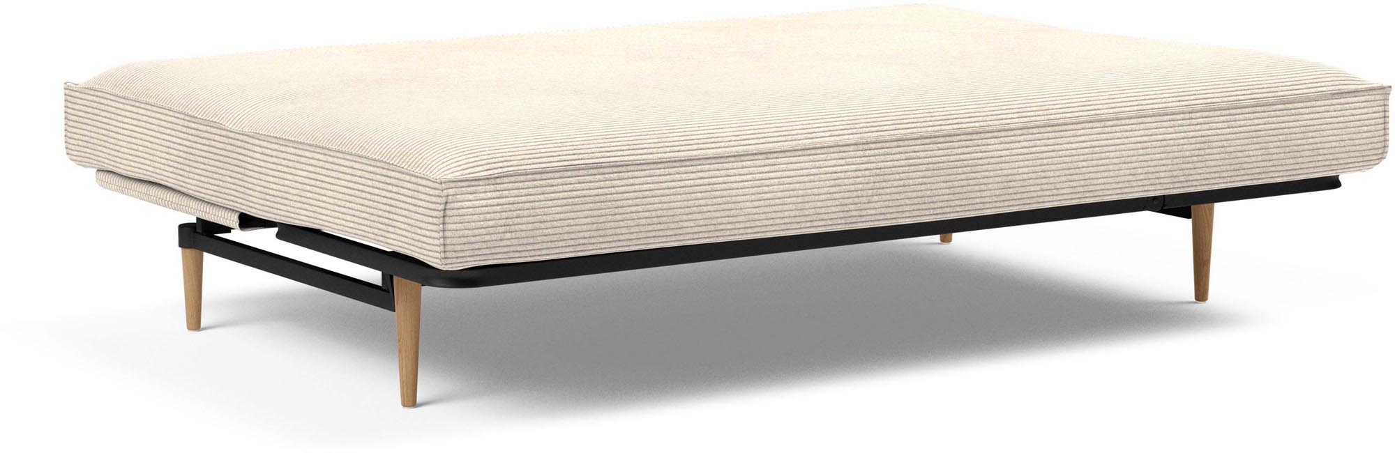 Modernes Bettsofa Colpus 140 von Innovation Living, mit hochwertigem Latexbezug für optimalen Komfort und stilvolles Design.