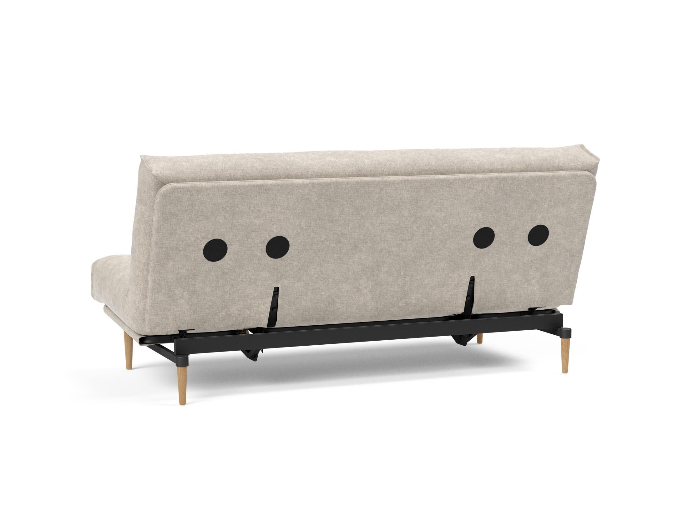 Modernes Colpus Bettsofa 140 Nordic mit elegantem Soft Spring Bezug, ideal für gemütliche Stunden und flexible Raumgestaltung.