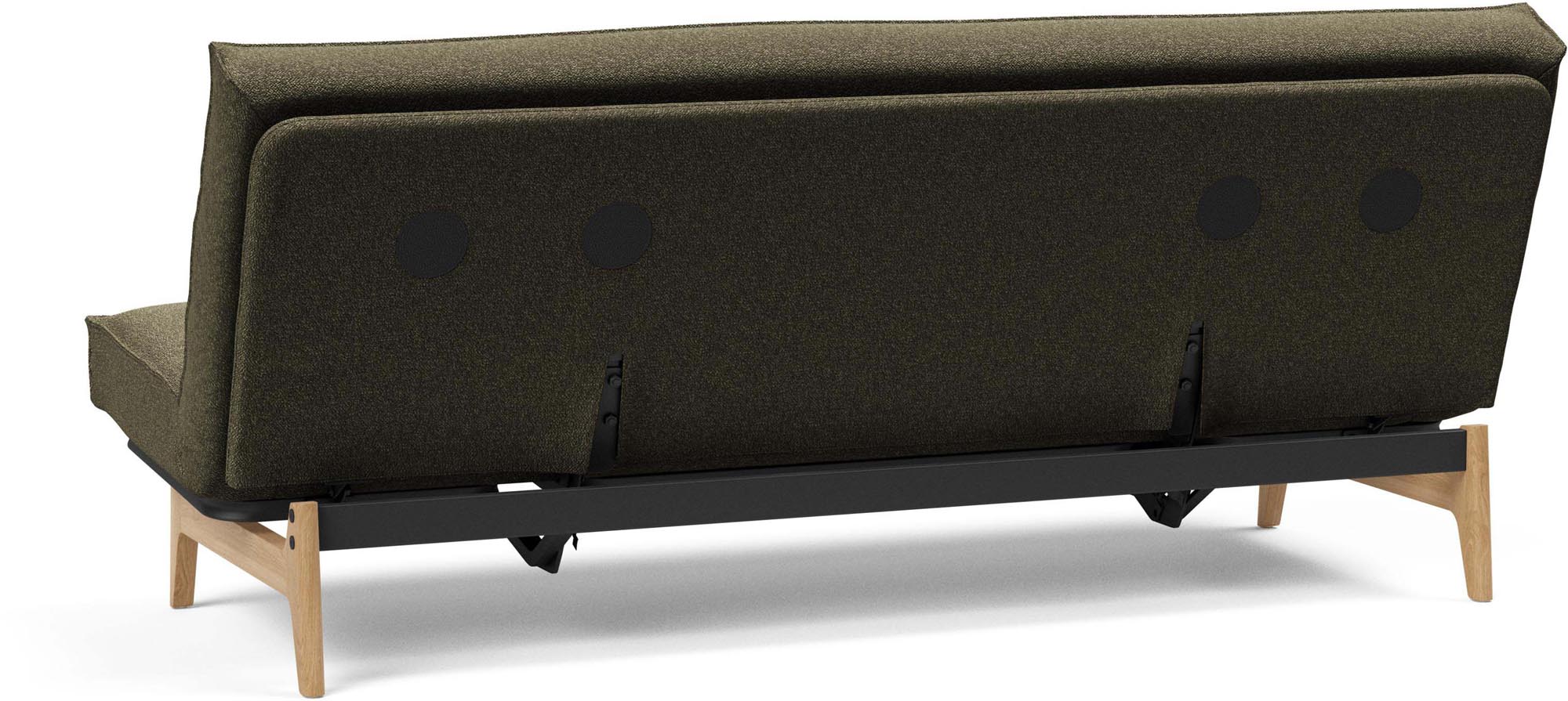 Stylisches Aslak 120 Bettsofa mit hochwertigem Sharp Plus Bezug, ideal für kleine Räume und gemütliche Einrichtung.