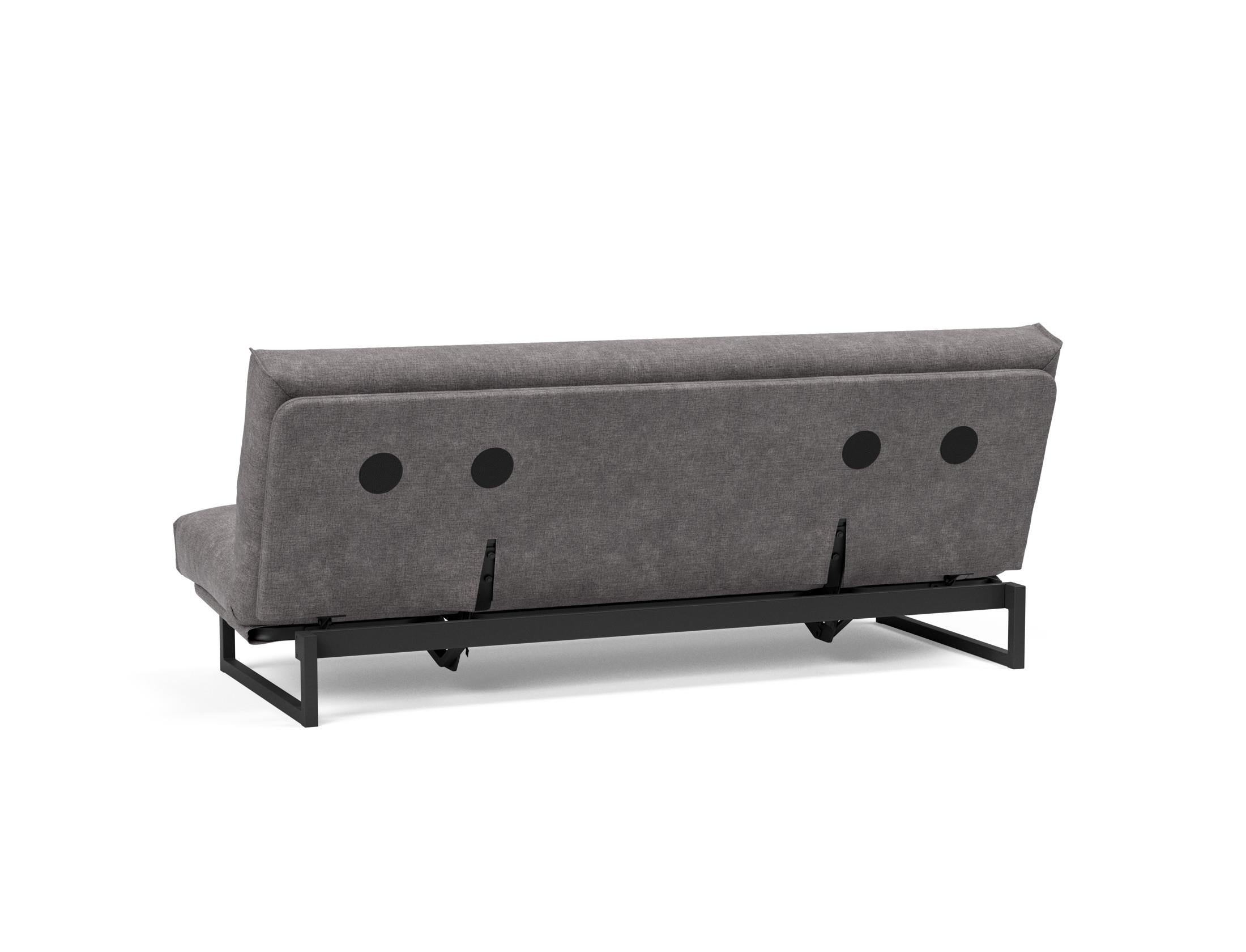 Stylisches Fraction 120 Bettsofa mit Nordic Cover und Soft Spring, ideal für entspannte Abende und flexible Wohnlösungen.