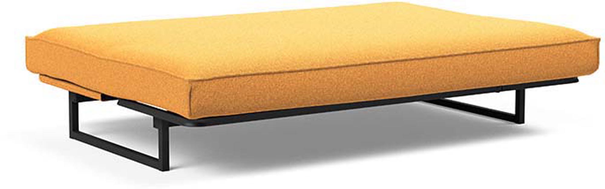 Stylisches Fraction 140 Bettsofa Sharp Plus von Innovation Living, ideal für kleine Räume, vereint Funktionalität und modernes Flair.