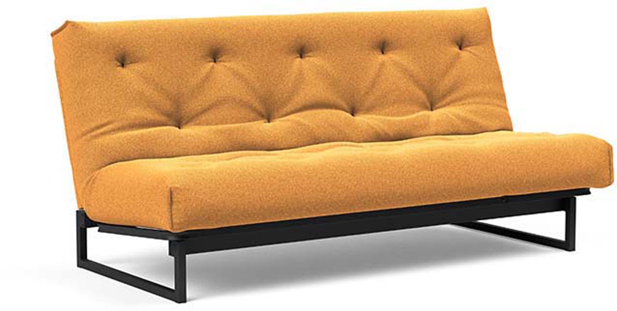 Modernes Fraction 140 Bettsofa von Innovation Living, ideal für kleine Räume, bietet Komfort und elegantes skandinavisches Design.