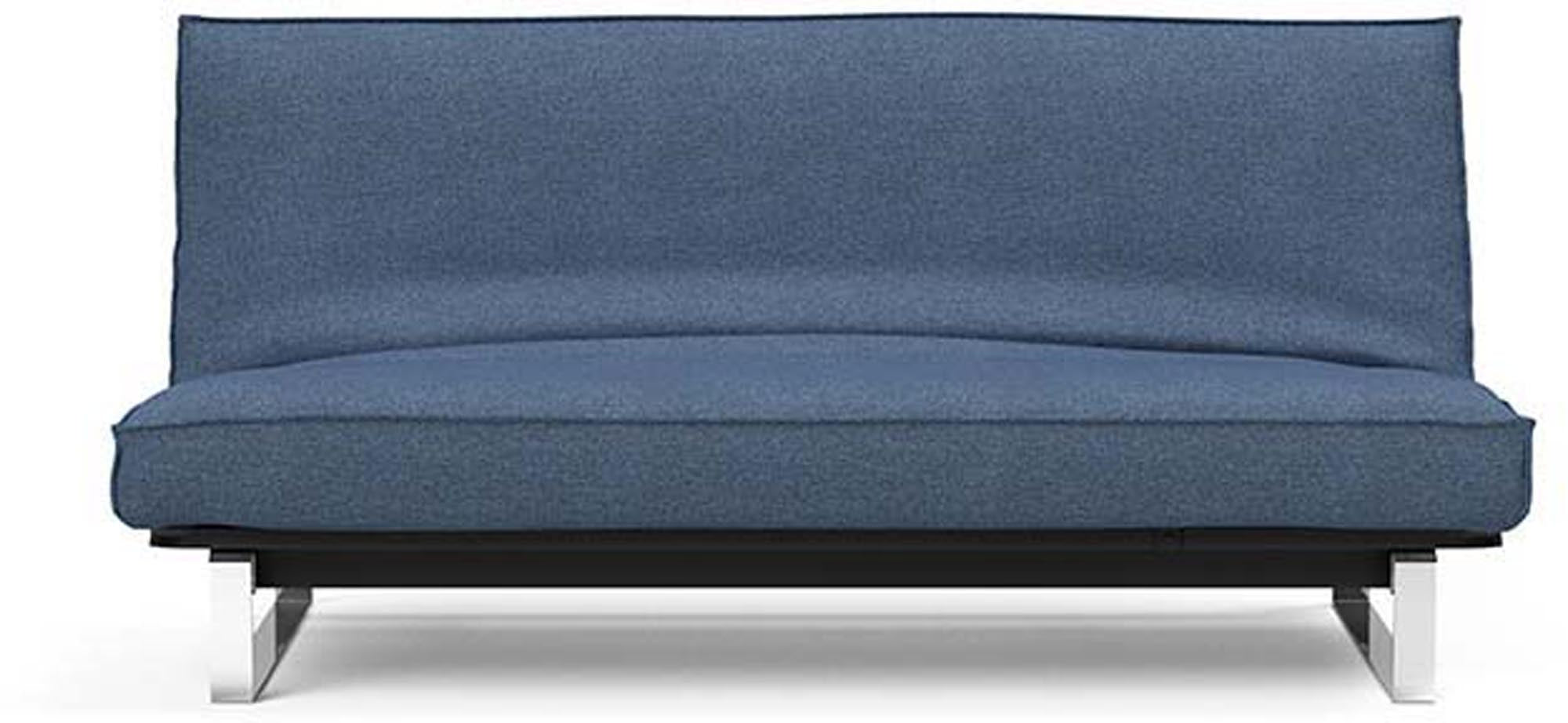 Stylisches Minimum Bettsofa 140 Sharp Plus Cover von Innovation Living, ideal für kleine Räume und vielseitig einsetzbar als Schlafgelegenheit.