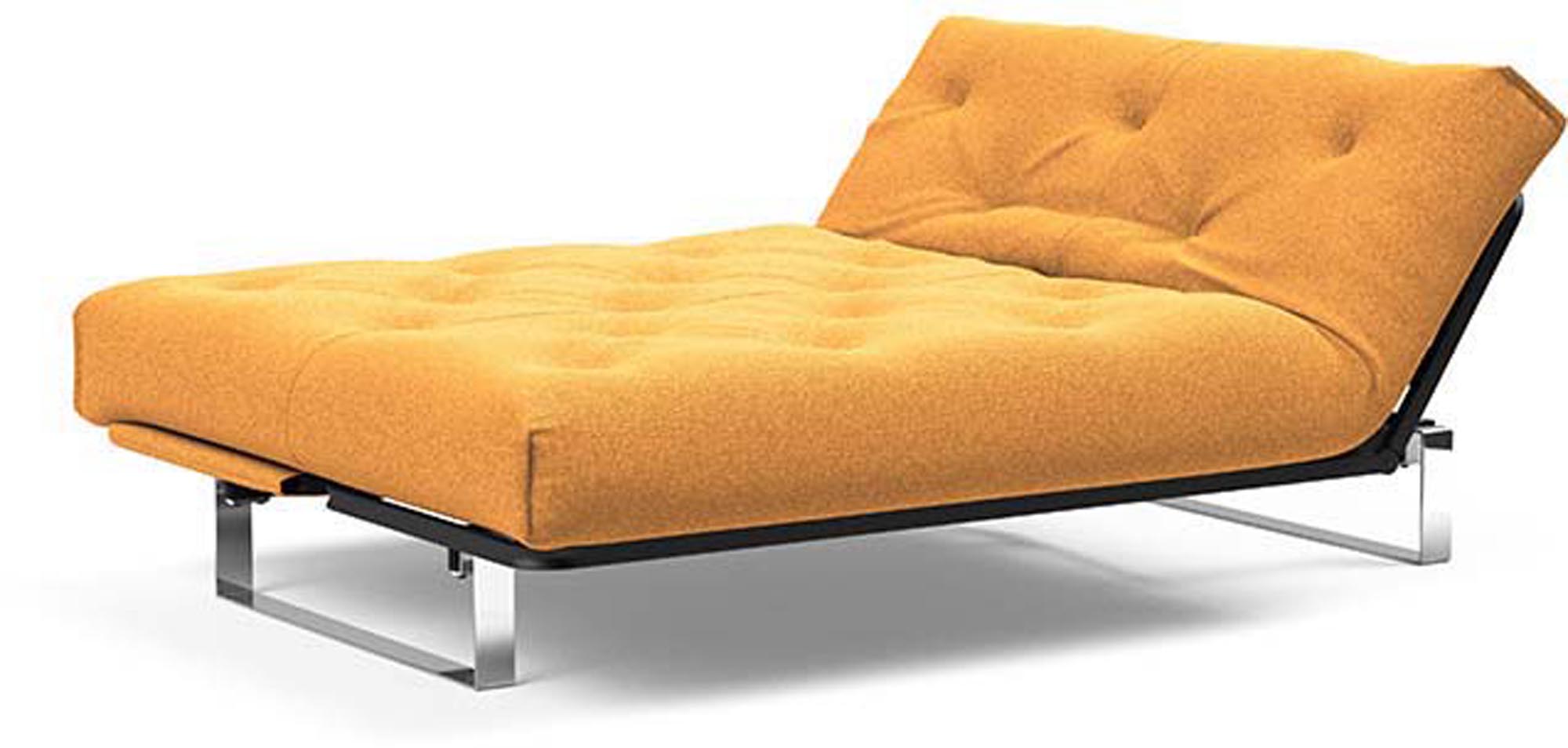 Elegantes Minimum Bettsofa 140 Nordic von Innovation Living, perfekt für kompakte Wohnräume, vereint modernes Design mit praktischer Vielseitigkeit.