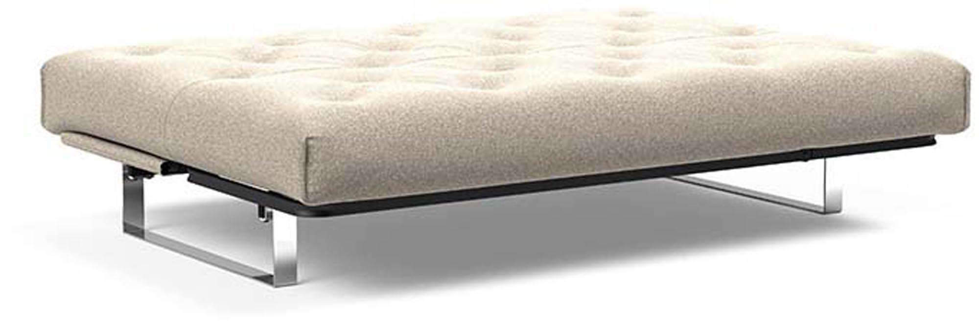 Entdecken Sie das Minimum Bettsofa 140 Nordic von Innovation Living: stilvolles skandinavisches Design, herausragende Bequemlichkeit und vielseitige Einsatzmöglichkeiten.