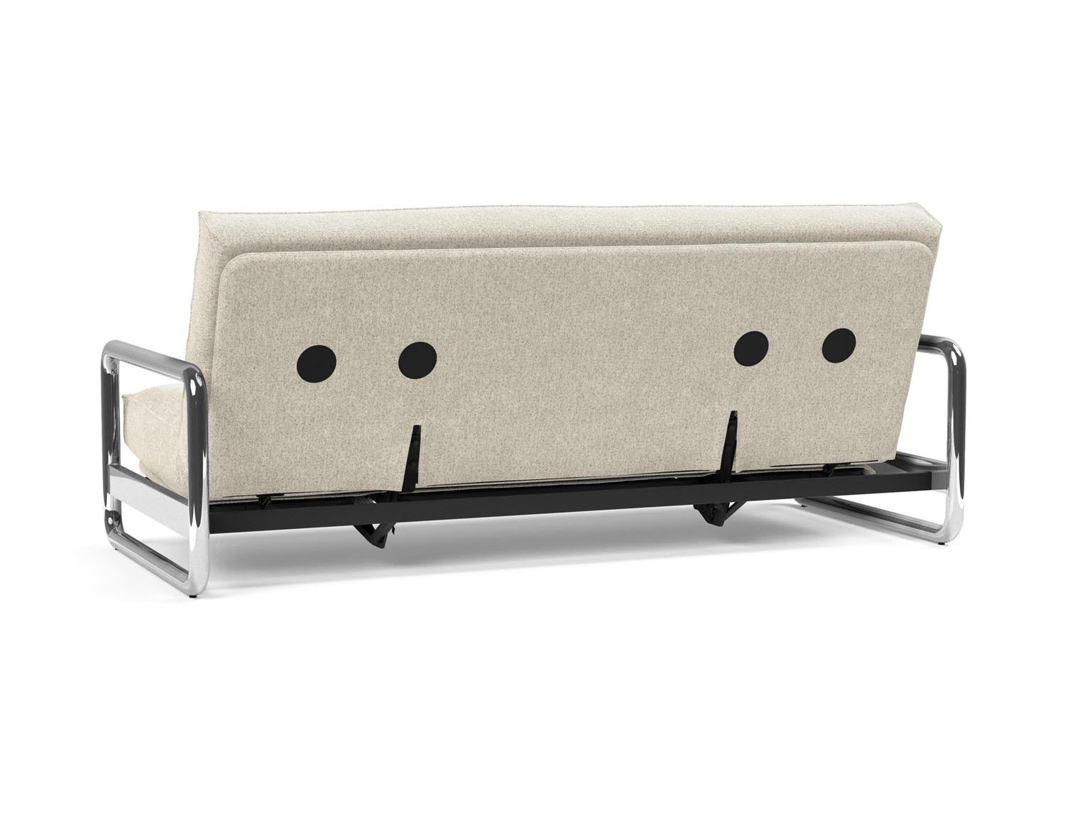 Modernes Lomira Schlafsofa 140 Sharp Plus mit weichem Soft Spring Bezug, ideal für gemütliche Abende und vielseitige Wohnkonzepte.