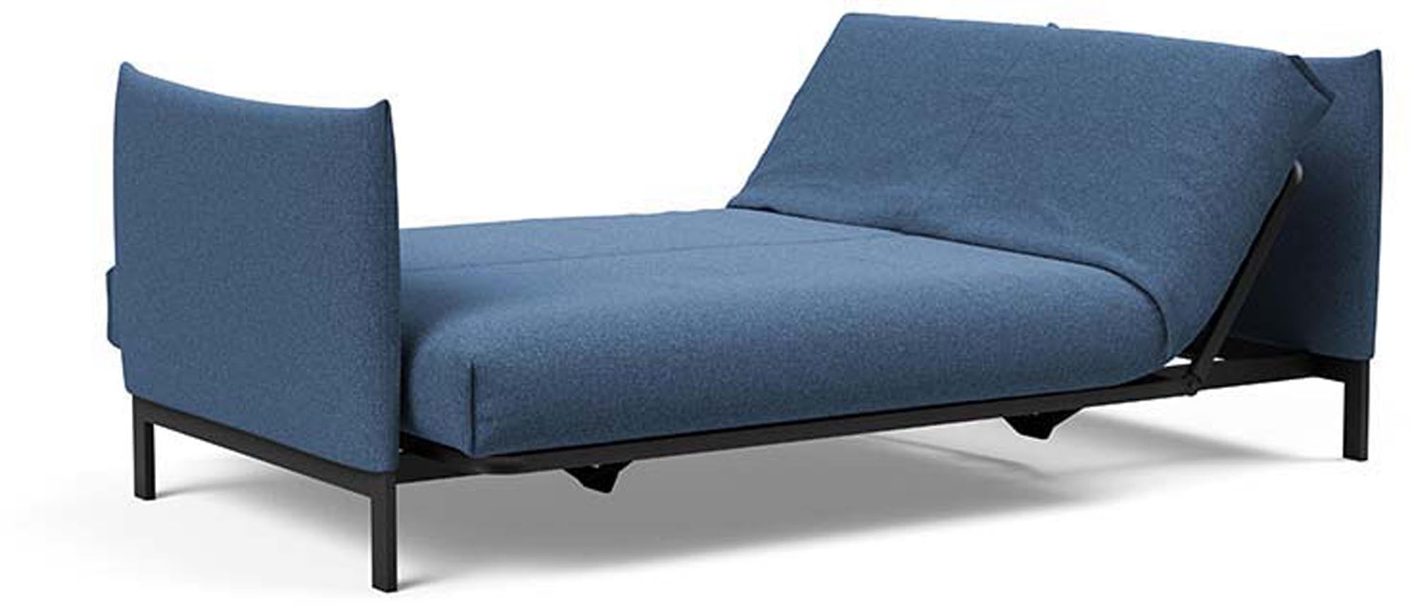 Entdecken Sie das Junus 140 Bettsofa Nordic Cover von Innovation Living: stilvolles, platzsparendes Design, vielseitig einsetzbar und bequem für Gäste.