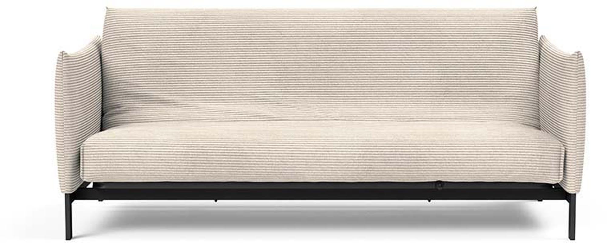 Modernes Junus 140 Bettsofa mit Nordic Cover von Innovation Living – ideal für stilvolle Wohnräume und gemütliche Entspannung.