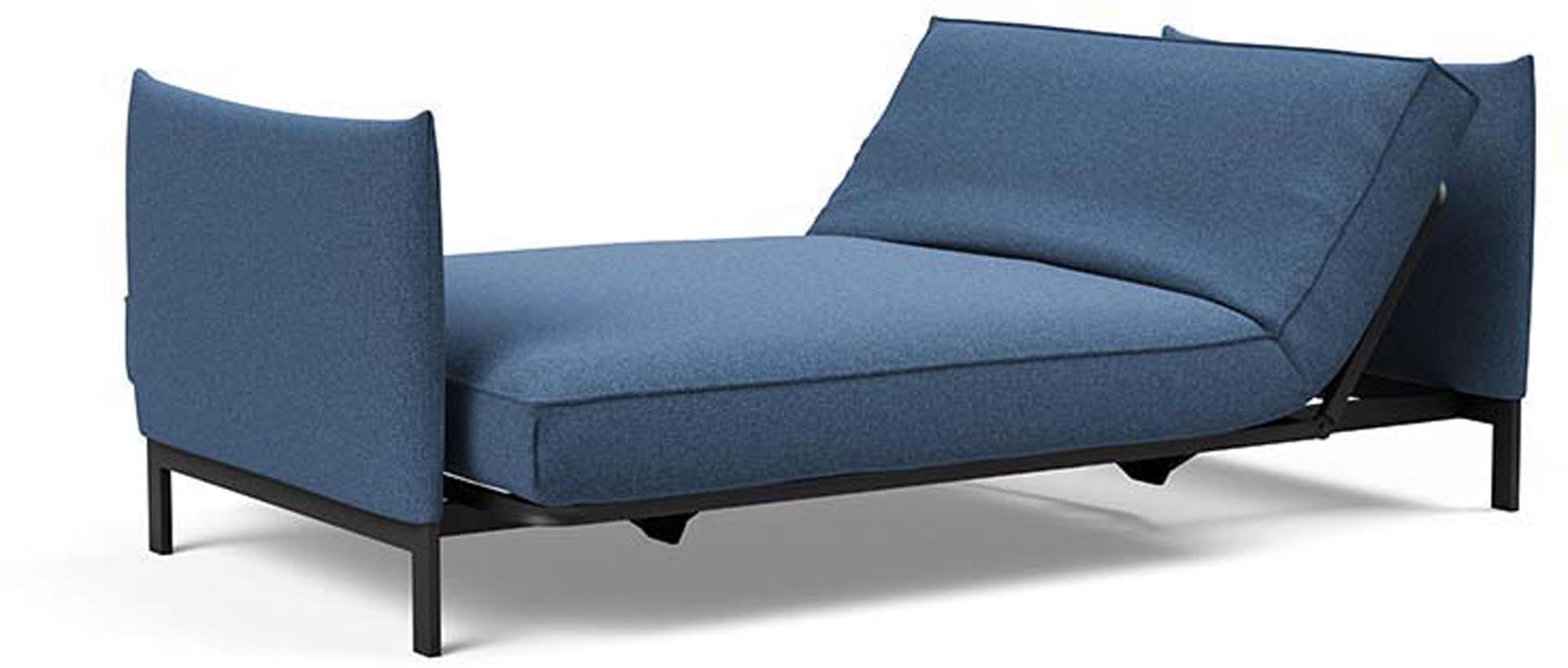 Stylisches Junus 140 Bettsofa mit Sharp Plus Cover von Innovation Living – ideal für gemütliche Nächte und elegantes Wohnen.