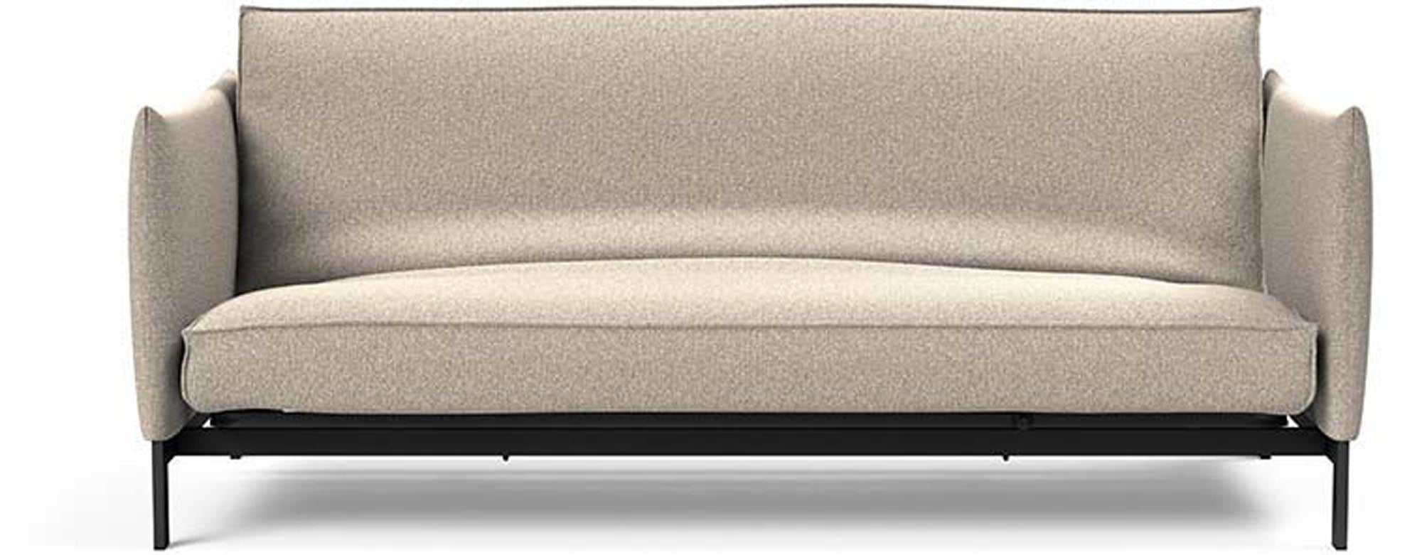 Elegantes Junus 140 Bettsofa mit hochwertigem Sharp Plus Bezug, perfekt für stilvolle Wohnräume und entspannende Momente.