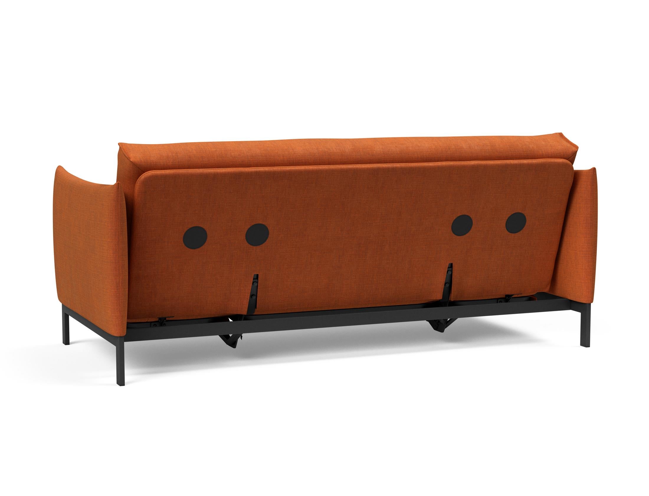 Modernes Junus 140 Bettsofa von Innovation Living, mit weichem Soft Spring Bezug, ideal für stilvolle und gemütliche Wohnbereiche.