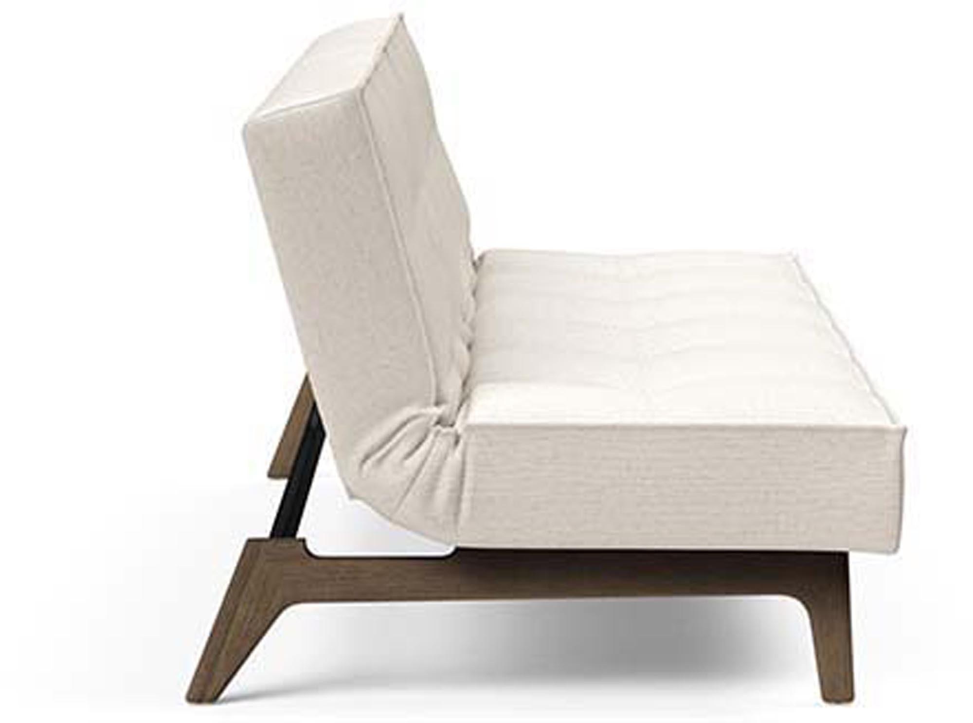 Elegantes Splitback Sofabett 115 Eik von Innovation Living, perfekt für flexible Wohnlösungen und stilvolle Einrichtung in kompakten Räumen.