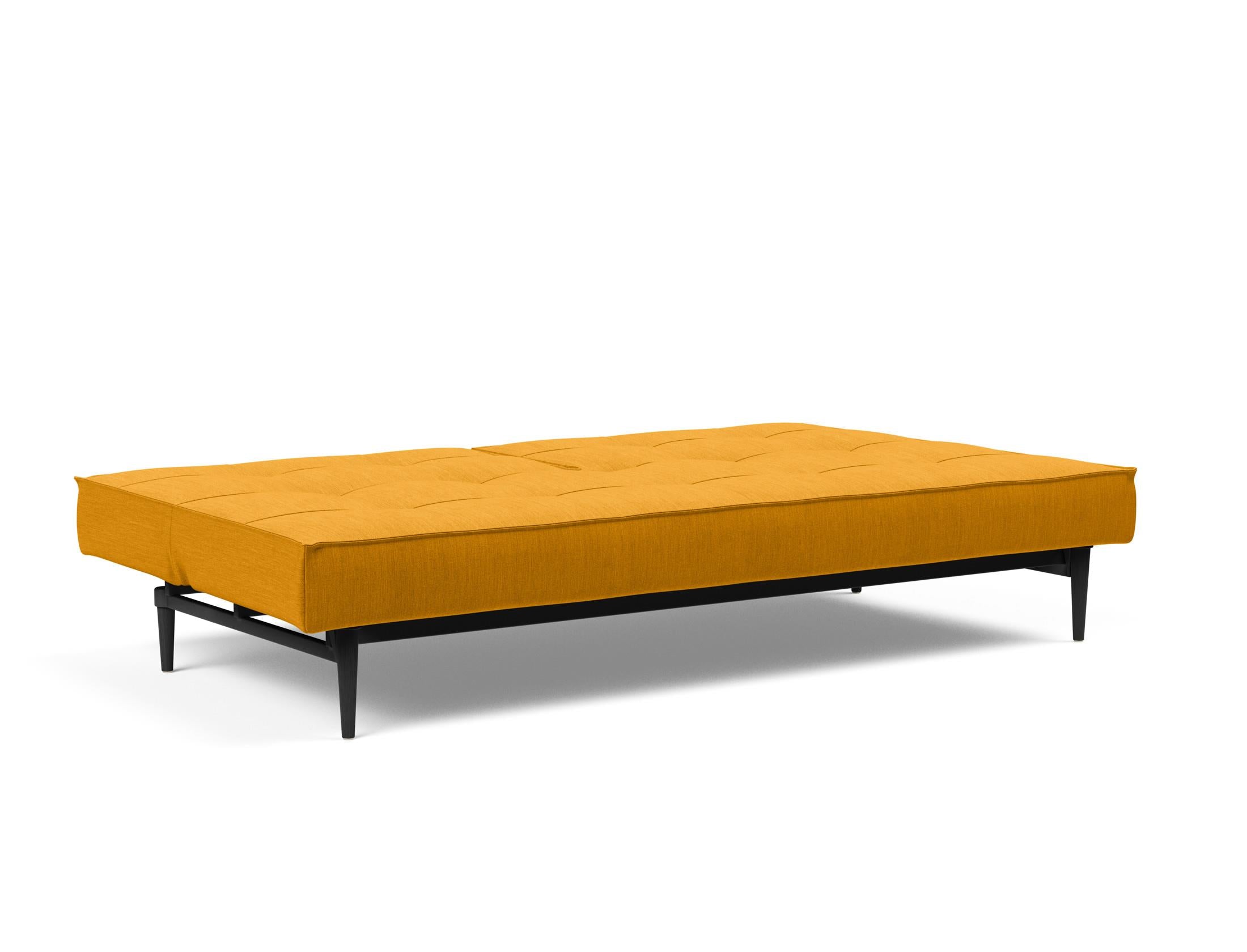 Elegantes Splitback Sofabett 115 Styletto von Innovation Living, ideal für stilvolle Wohnräume und gemütliche Übernachtungen.