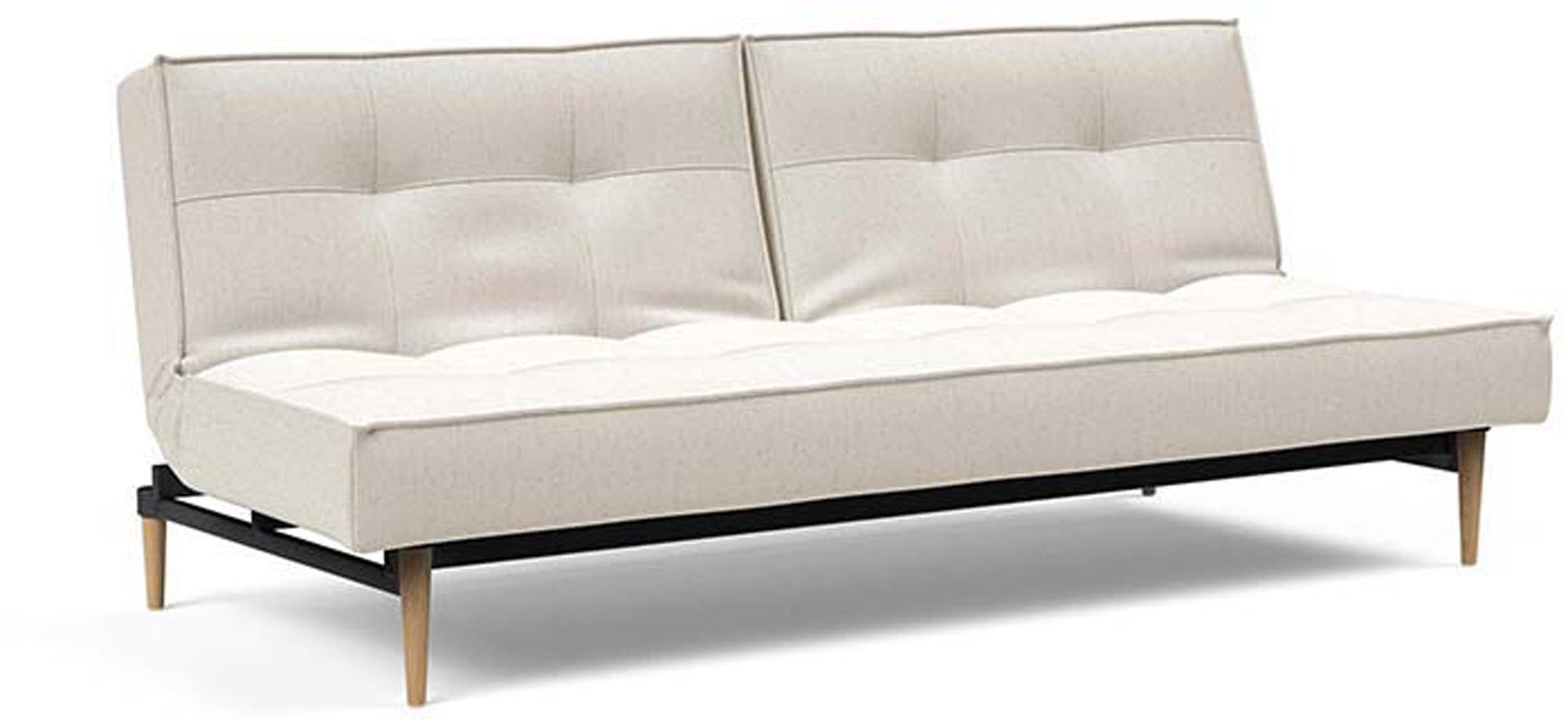 Modernes Splitback Sofabett 115 Styletto von Innovation Living, perfekt für multifunktionale Räume und entspannte Nächte.