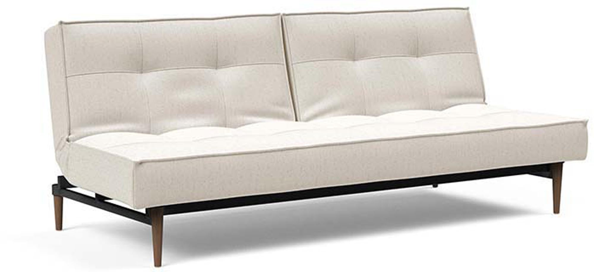 Modernes Splitback Sofabett 115 Styletto von Innovation Living, perfekt für multifunktionale Räume und entspannte Nächte.