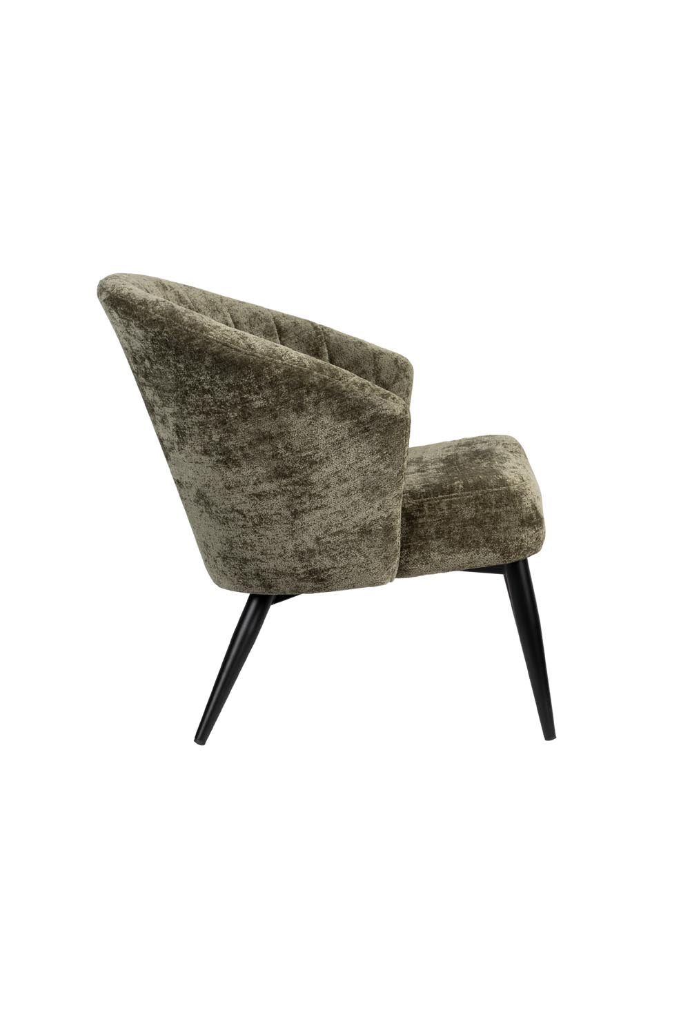 Eleganter Loungesessel Georgia in Grün von Dutchbone für modernes Wohnen.